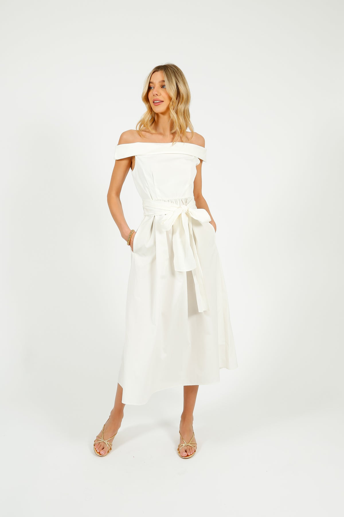 MM Prosit Dress in White