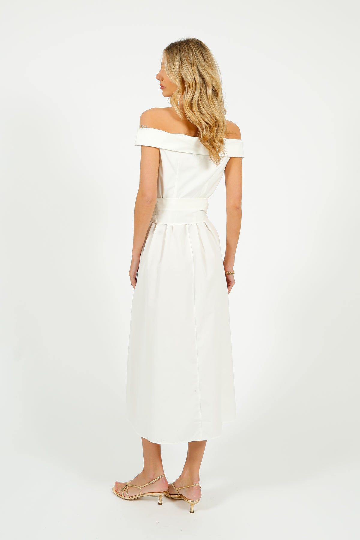 MM Prosit Dress in White