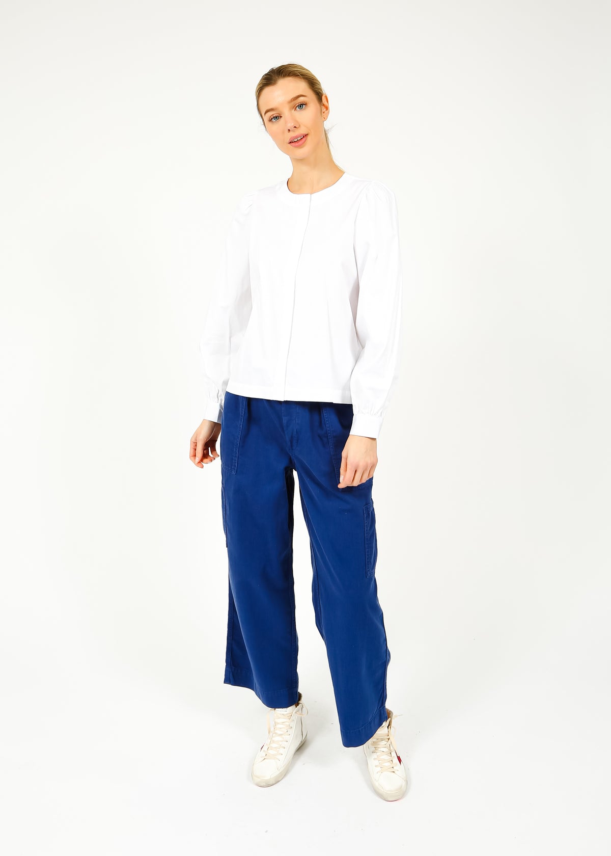 SLF Lianne Cotton Shirt in White