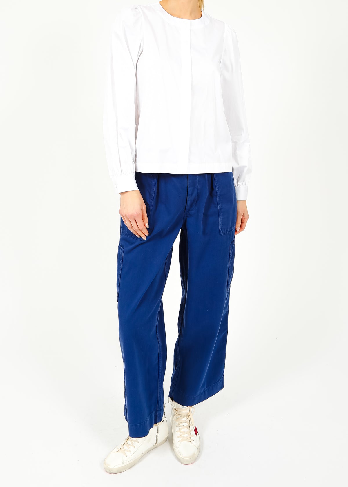 SLF Lianne Cotton Shirt in White