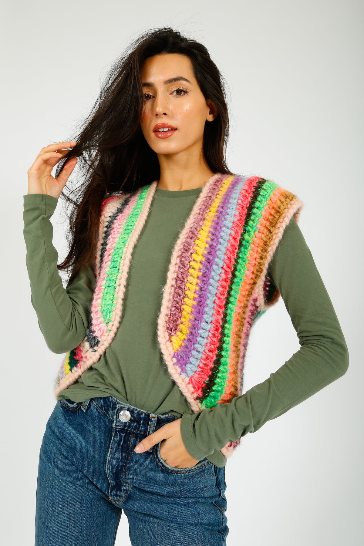 DAWNxDARE EXCLUSIVE Fine Knit Waistcoat