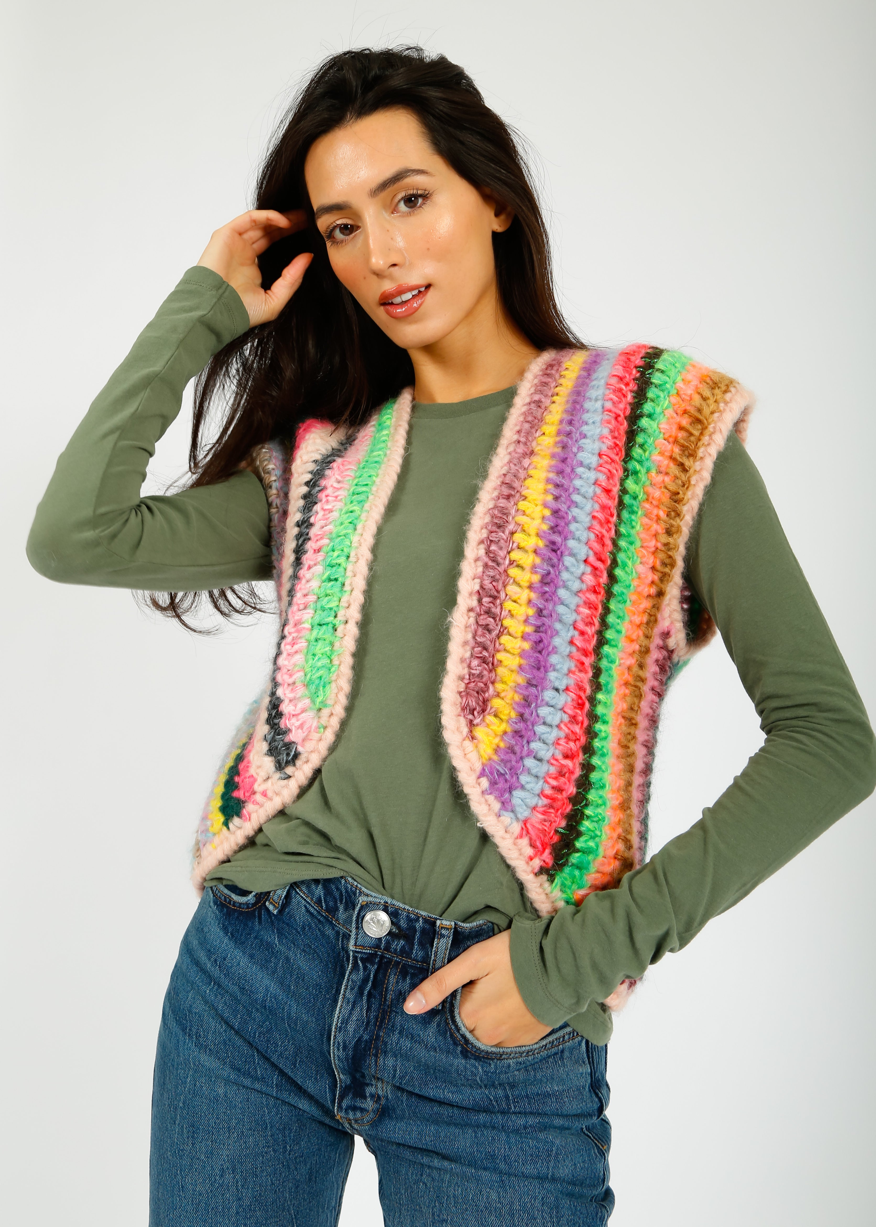 DAWNxDARE EXCLUSIVE Fine Knit Waistcoat