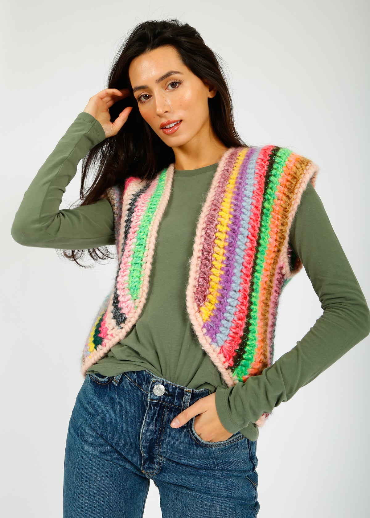 DAWNxDARE EXCLUSIVE Fine Knit Waistcoat