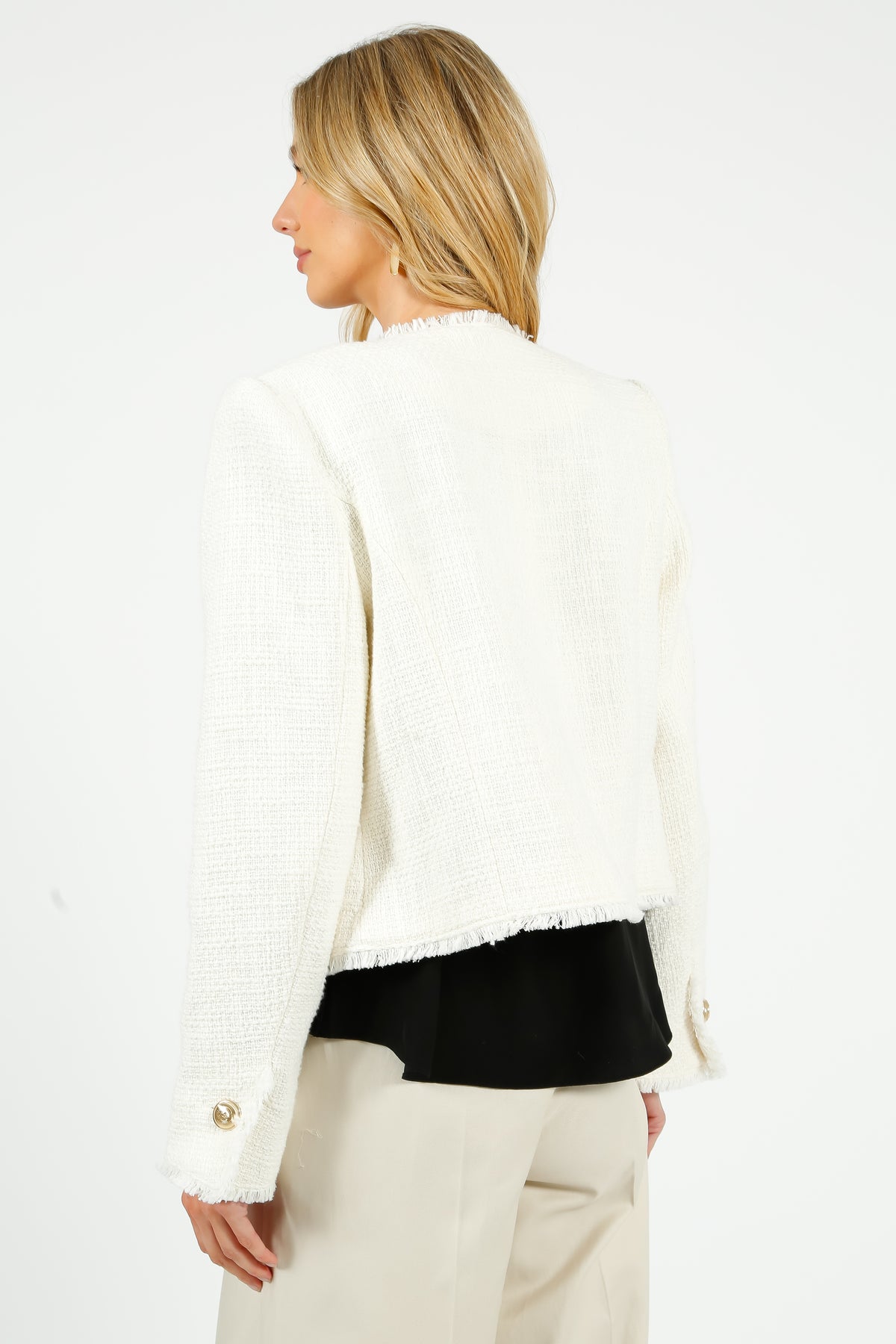 Cinq à Sept Christie Jacket in Gardenia