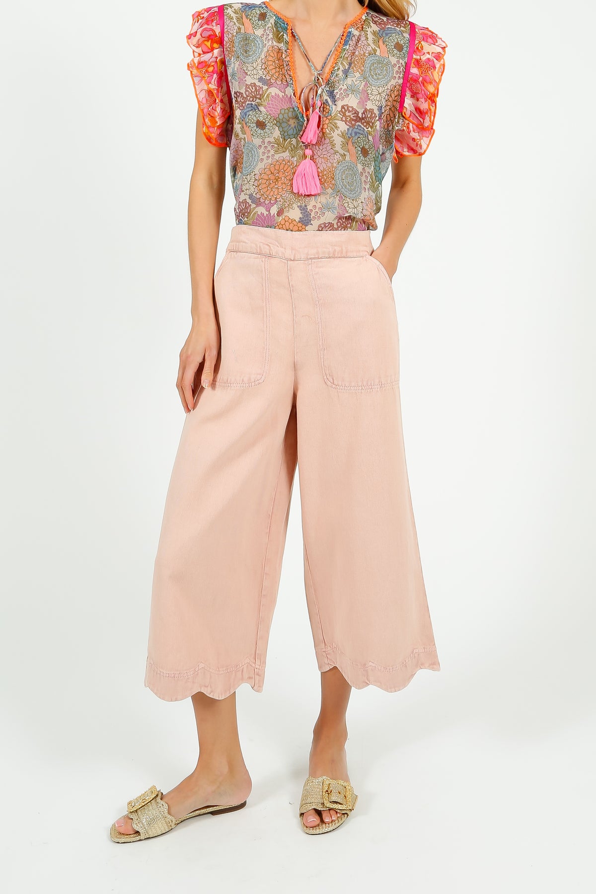 BONTE Aide Trouser in Chalk Pink