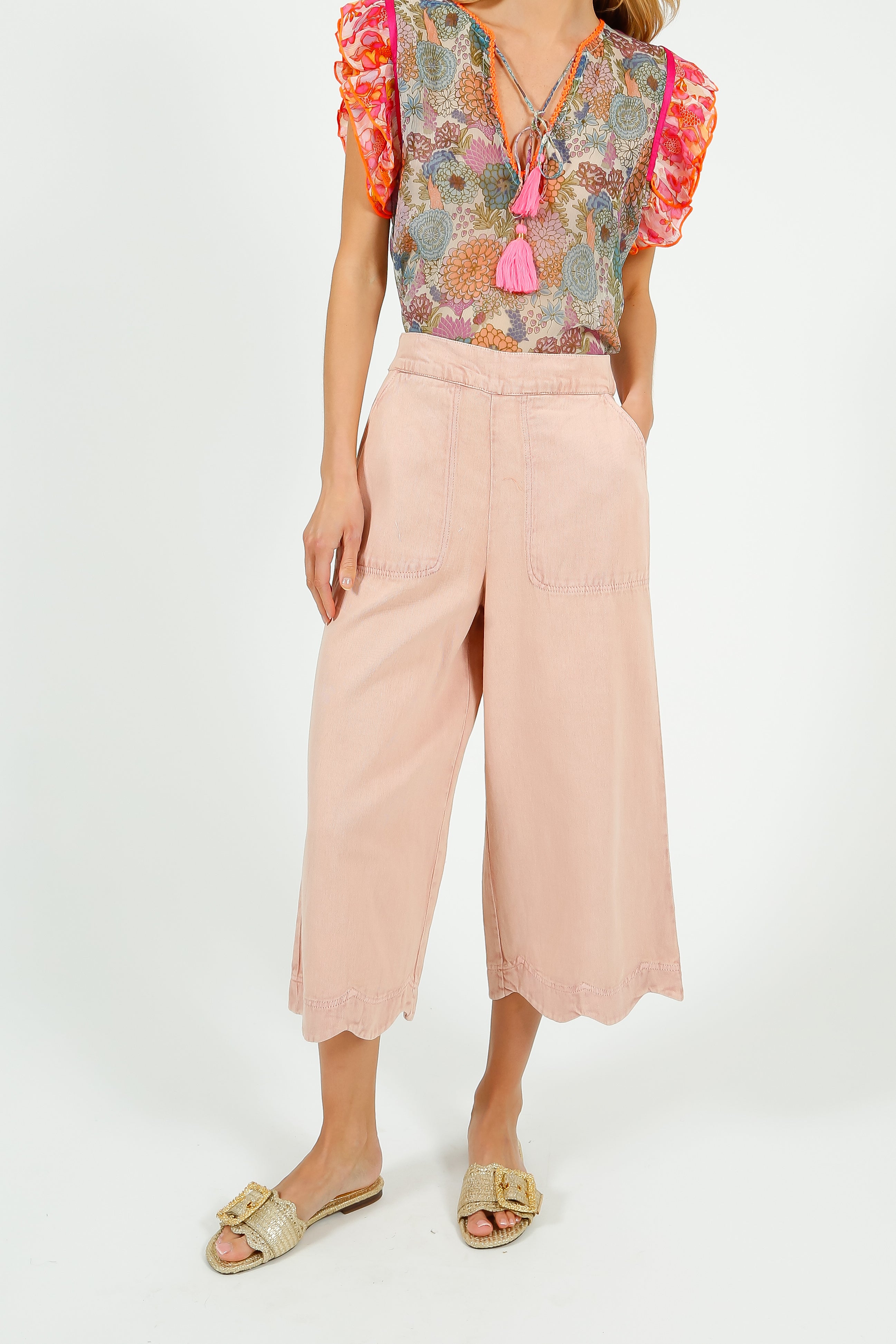 BONTE Aide Trouser in Chalk Pink