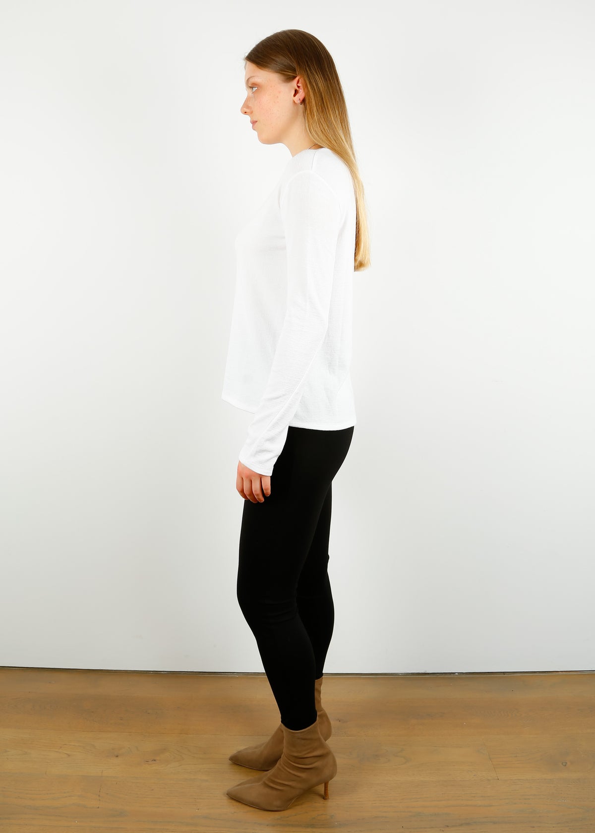 Rag & Bone The Knit Long Sleeve Top in White