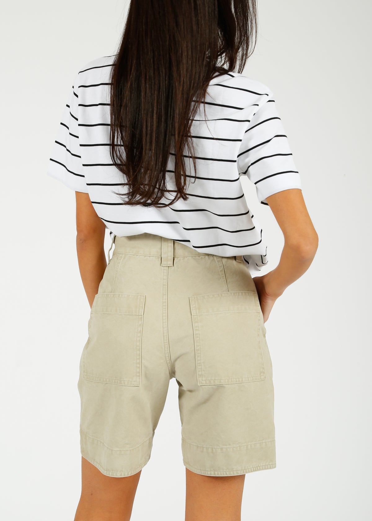 Marant Etoile Katja Shorts in Ecru