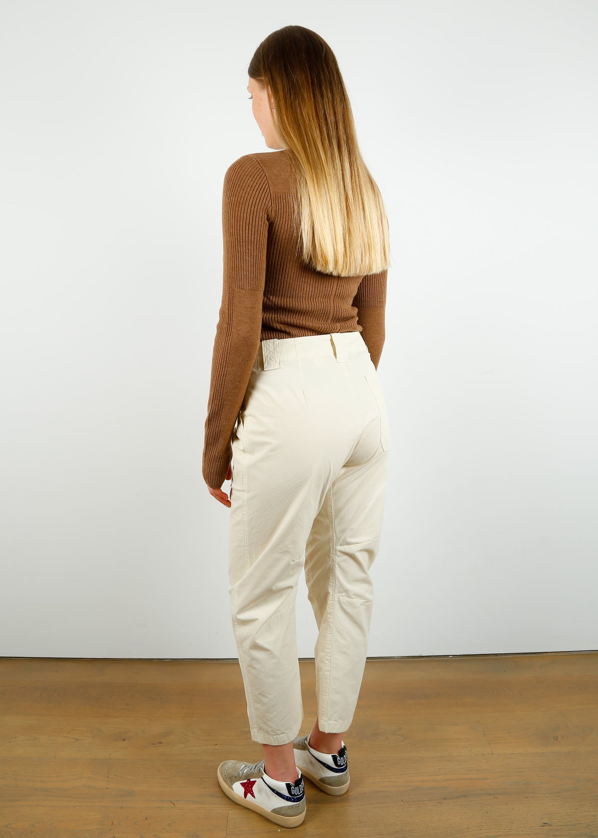 R&B Leyton Workwear Pant in Ivory