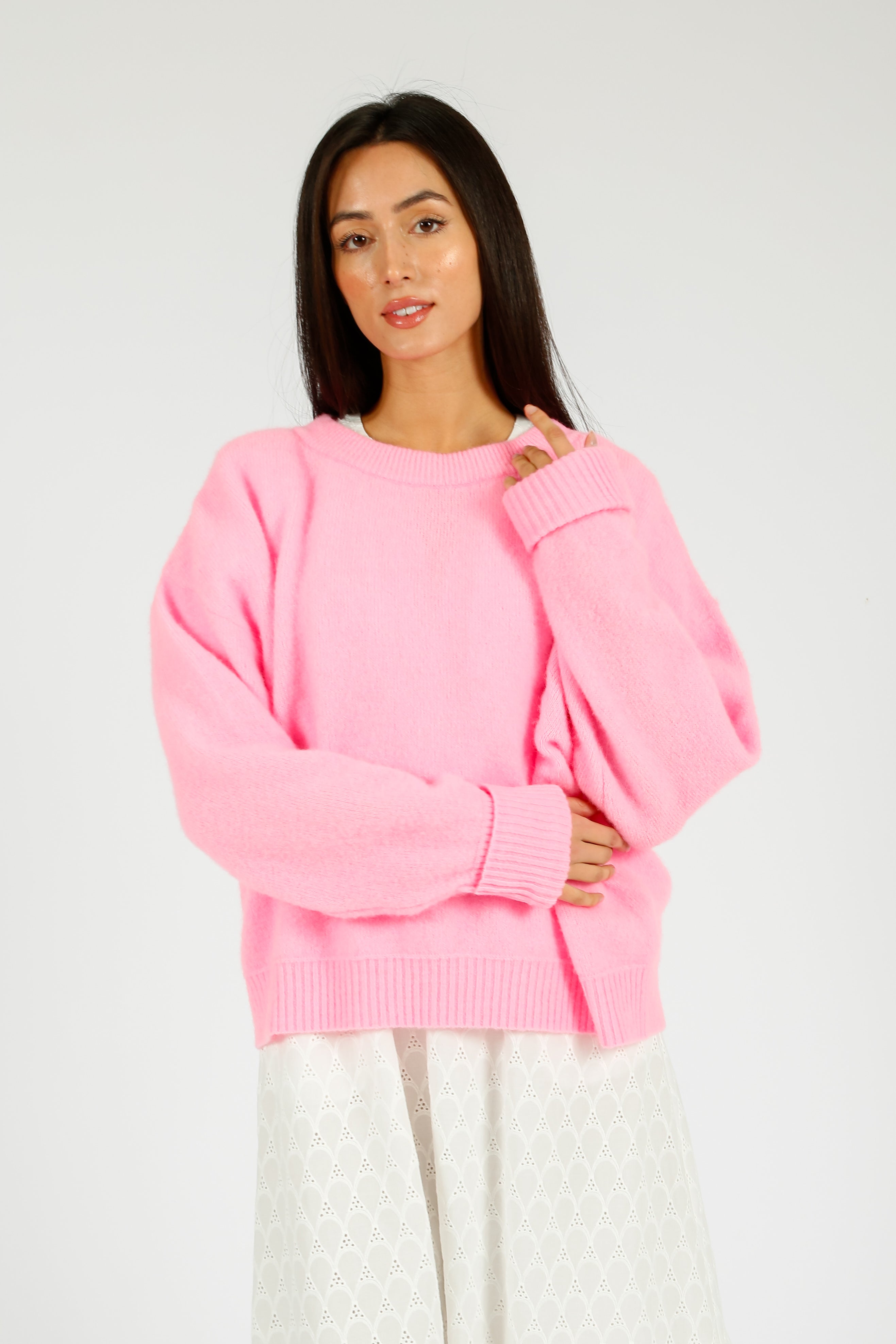 American Vintage Knit Jumper in Rose Chine