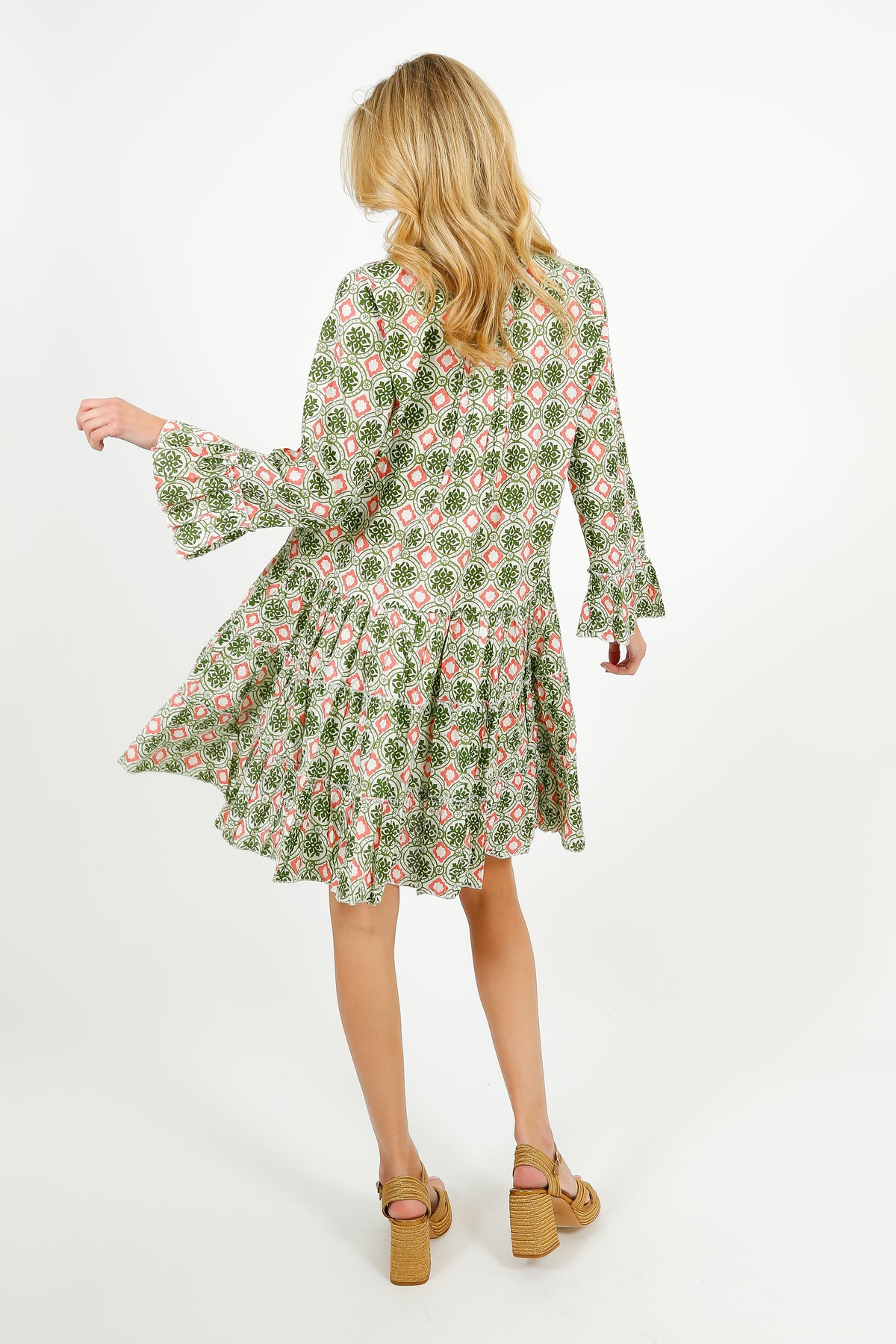 DREAM Lobster Dress in Pelican Coral