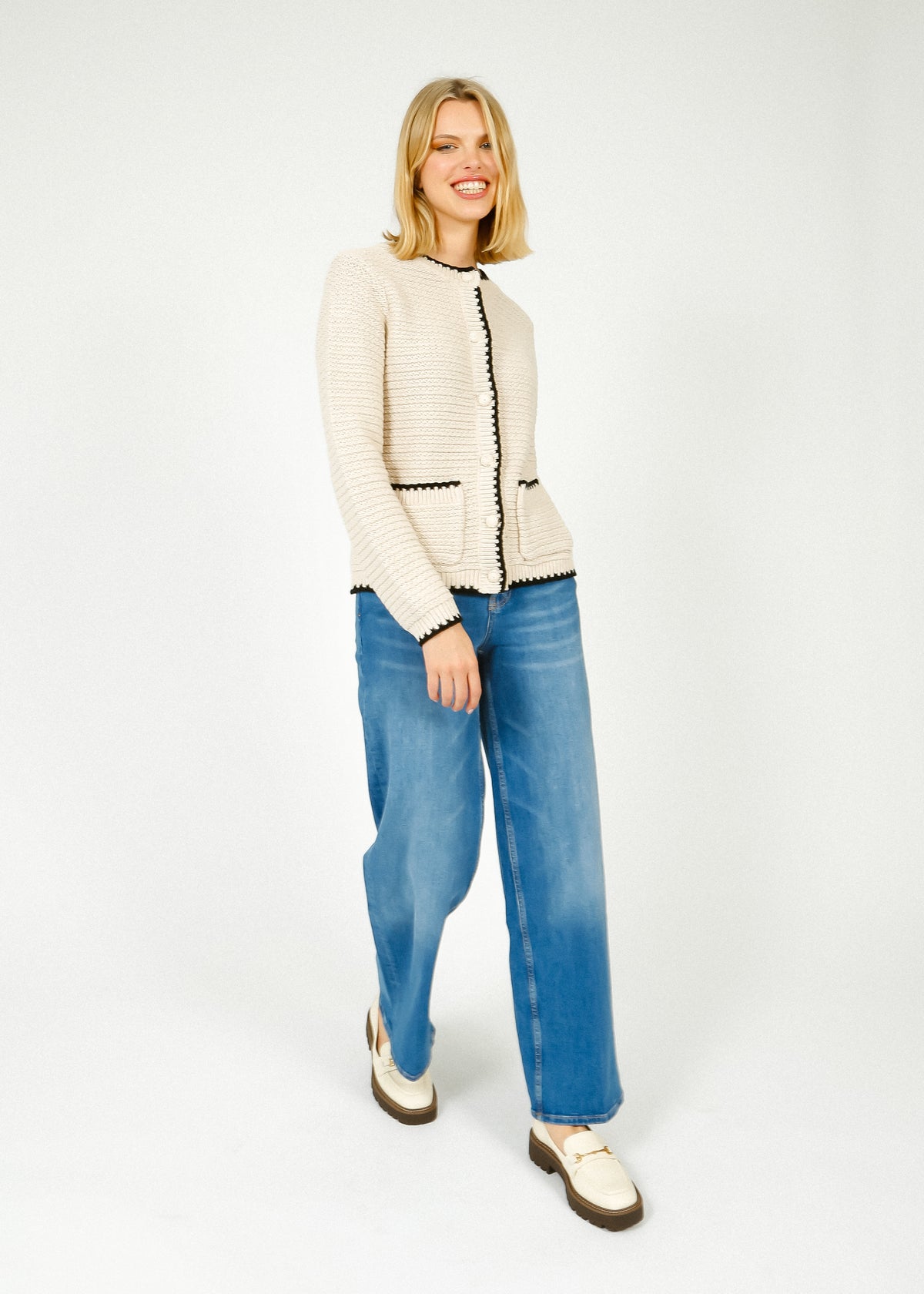 SLF Jilli Knit Cardi in Birch