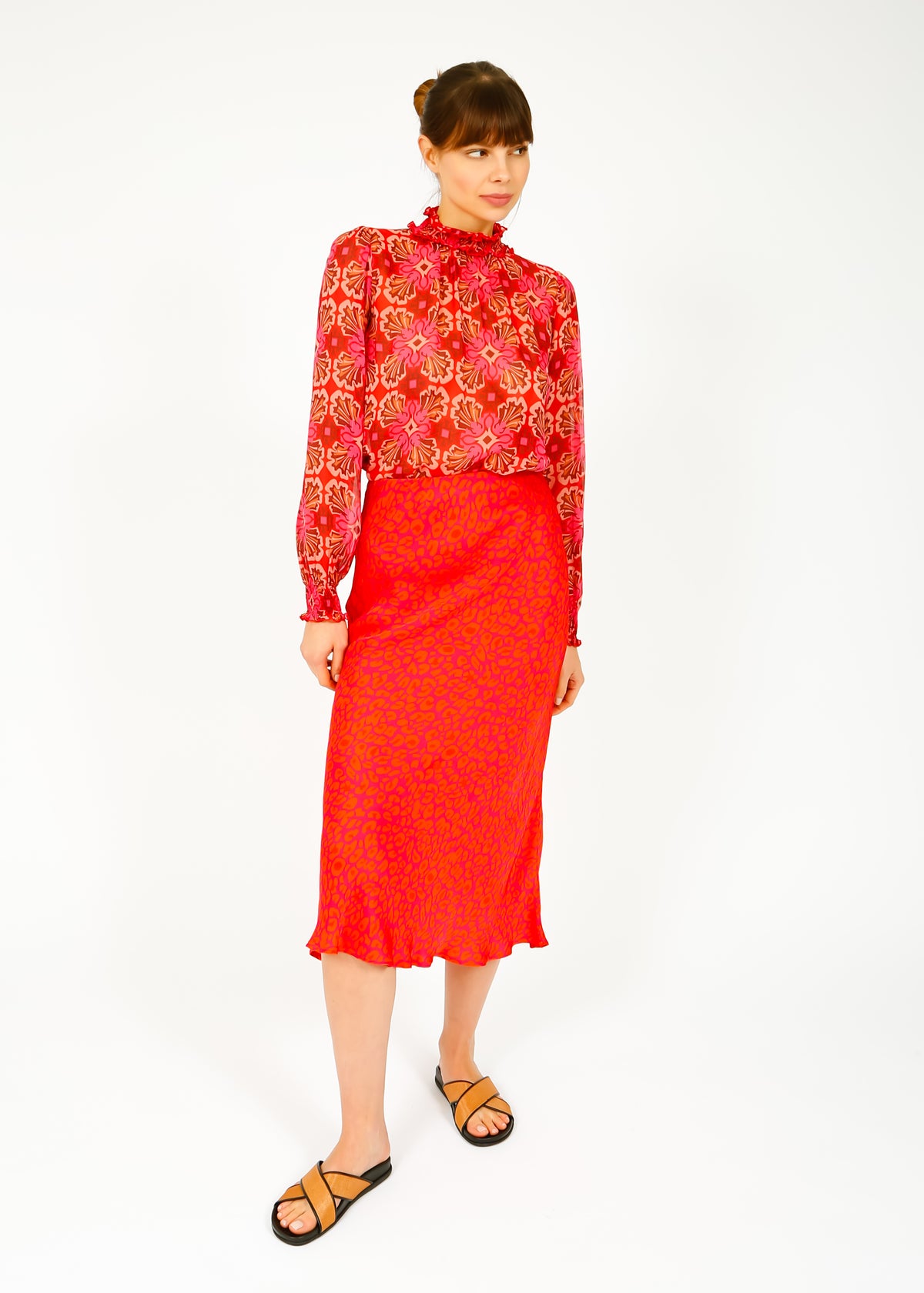 PPL Rea Skirt in Leo 02 Pink