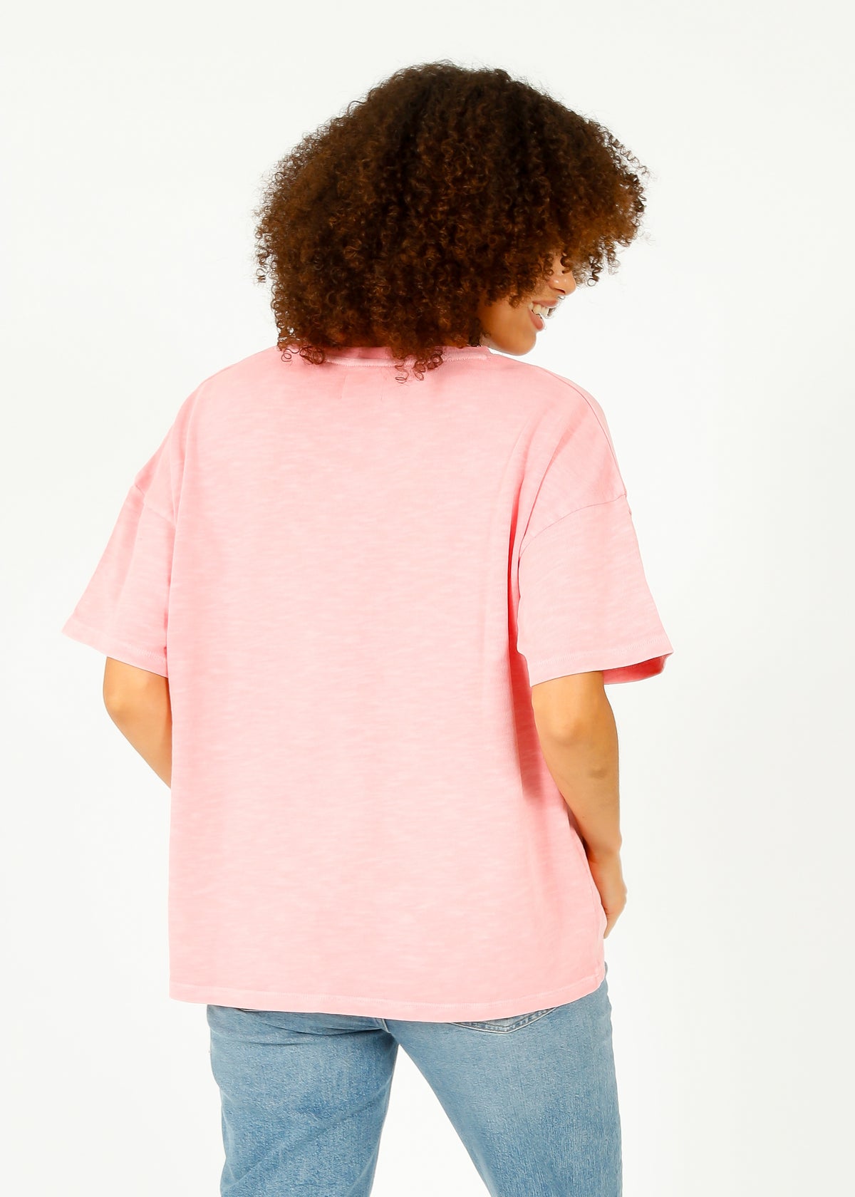 FIVE 2402 Love Tee in Bubblegum