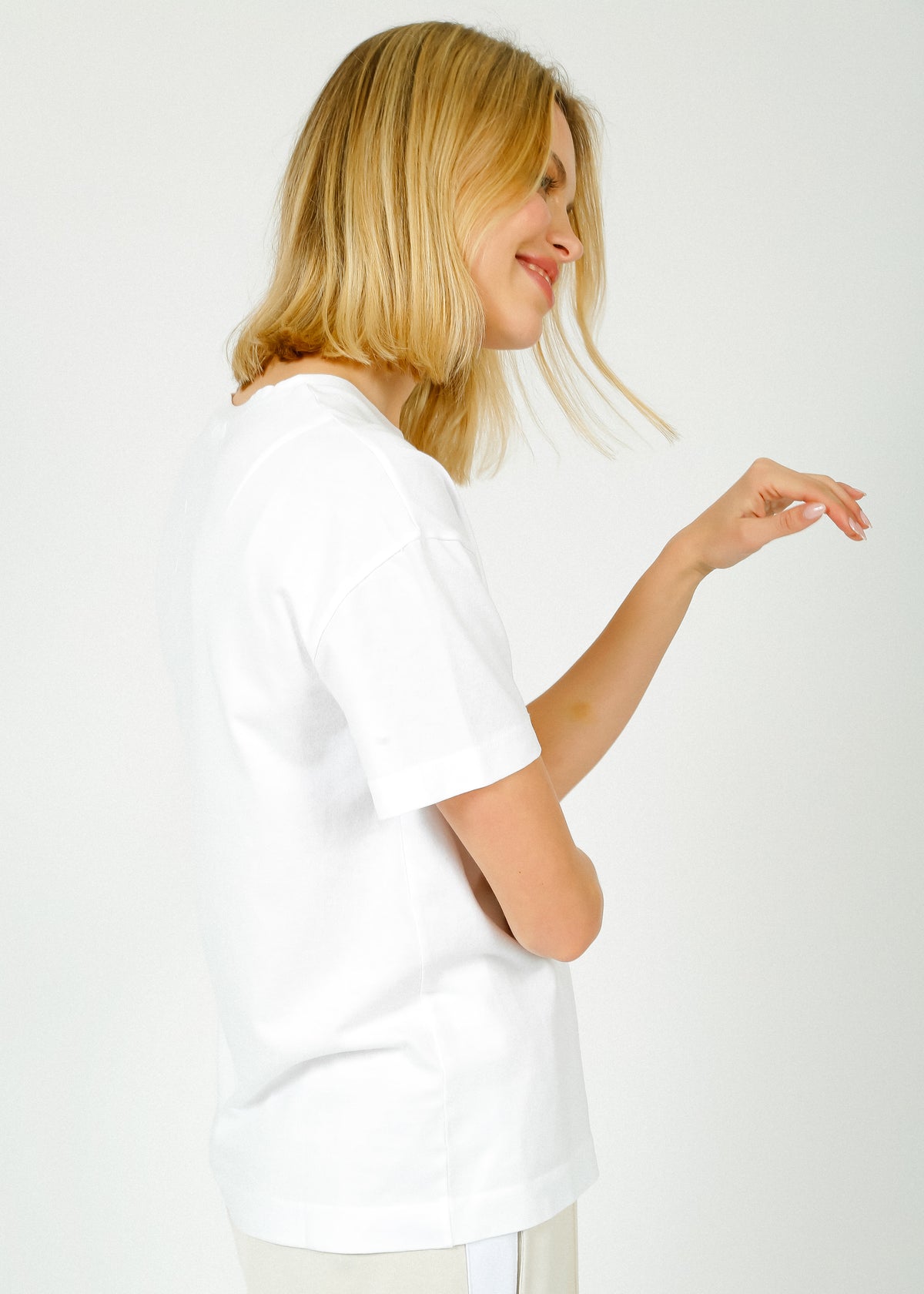 R&B Mica City Tee in White