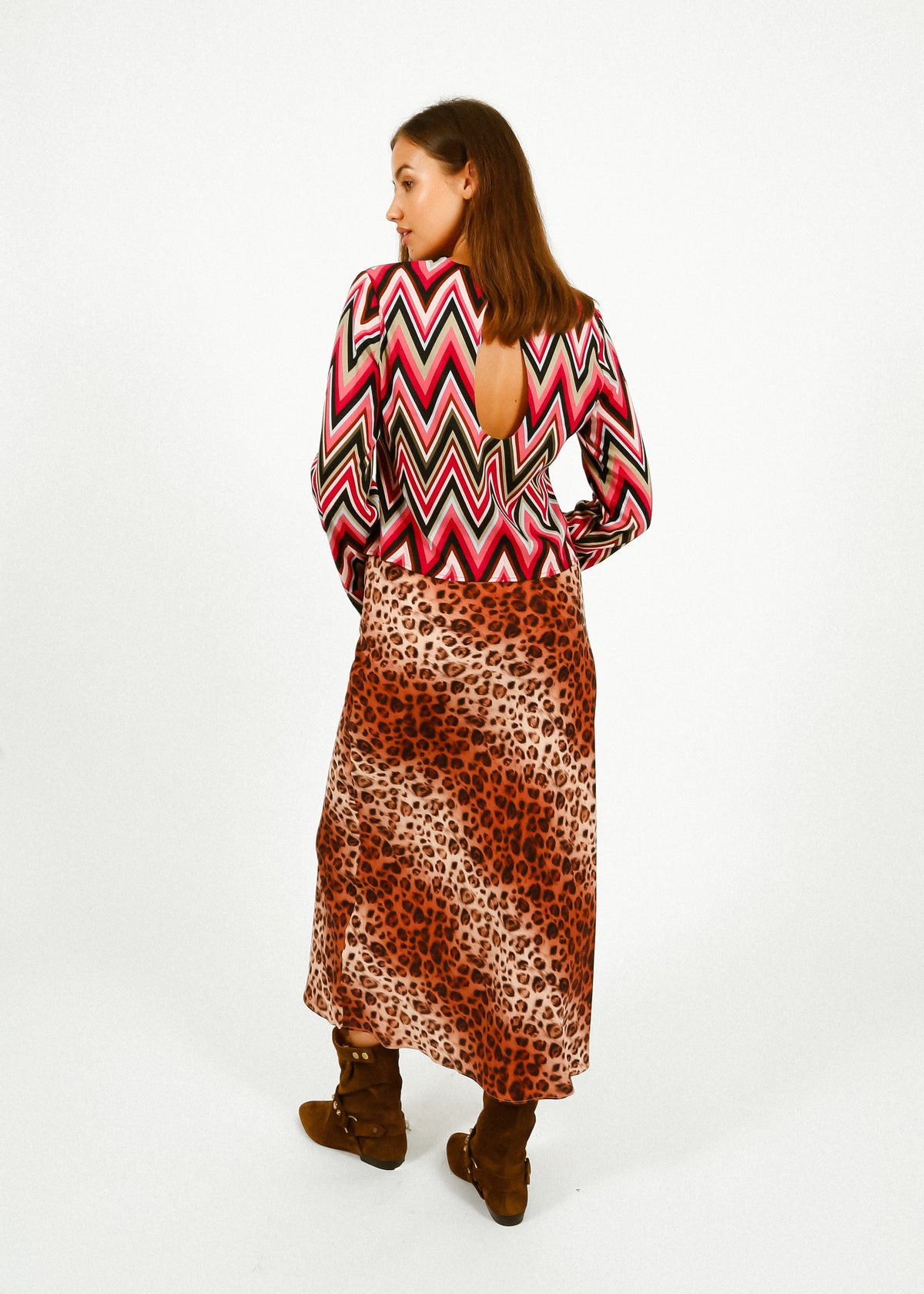 Primrose Park Rea Skirt in Leopard
