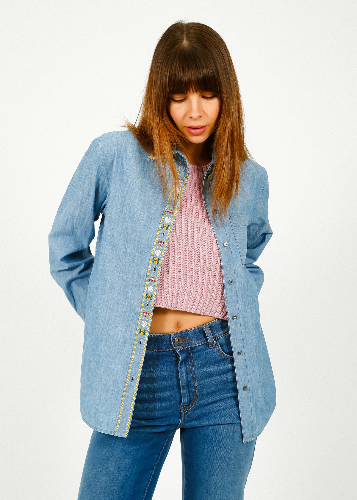 MM Palchi Knit Vest in Peony