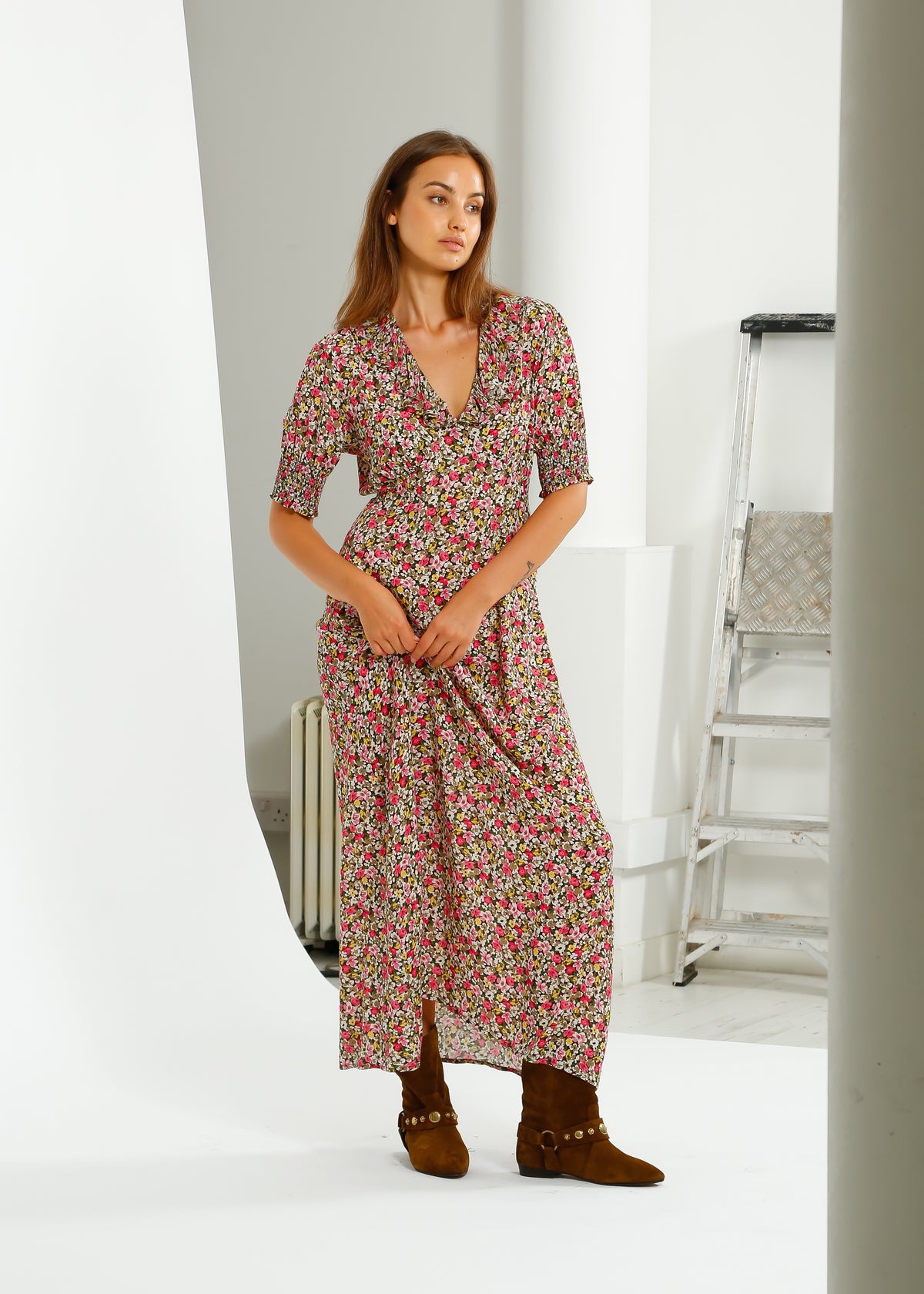Primrose Park Dolly Dress in Floral