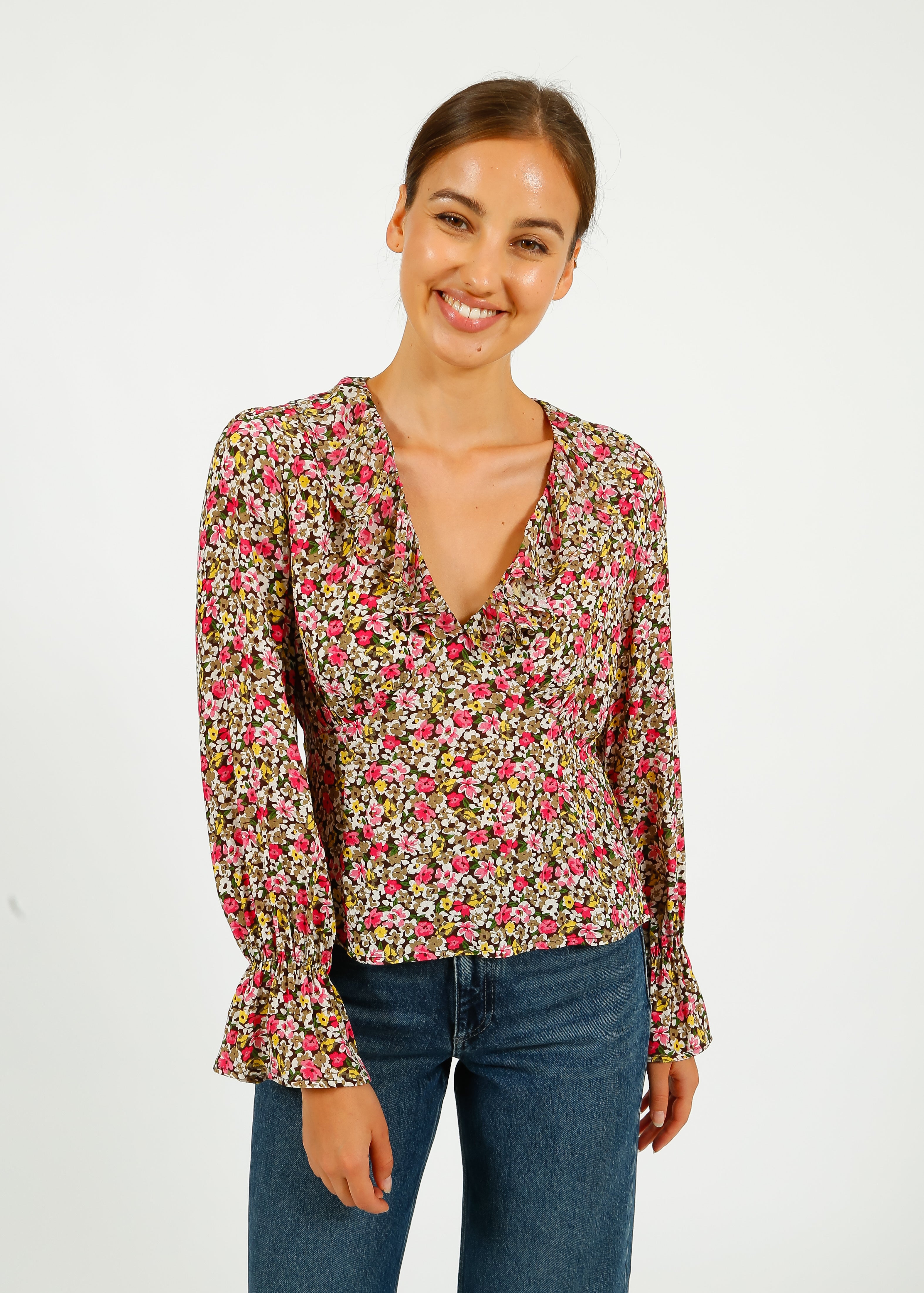 Primrose Park Rosie Top in Floral