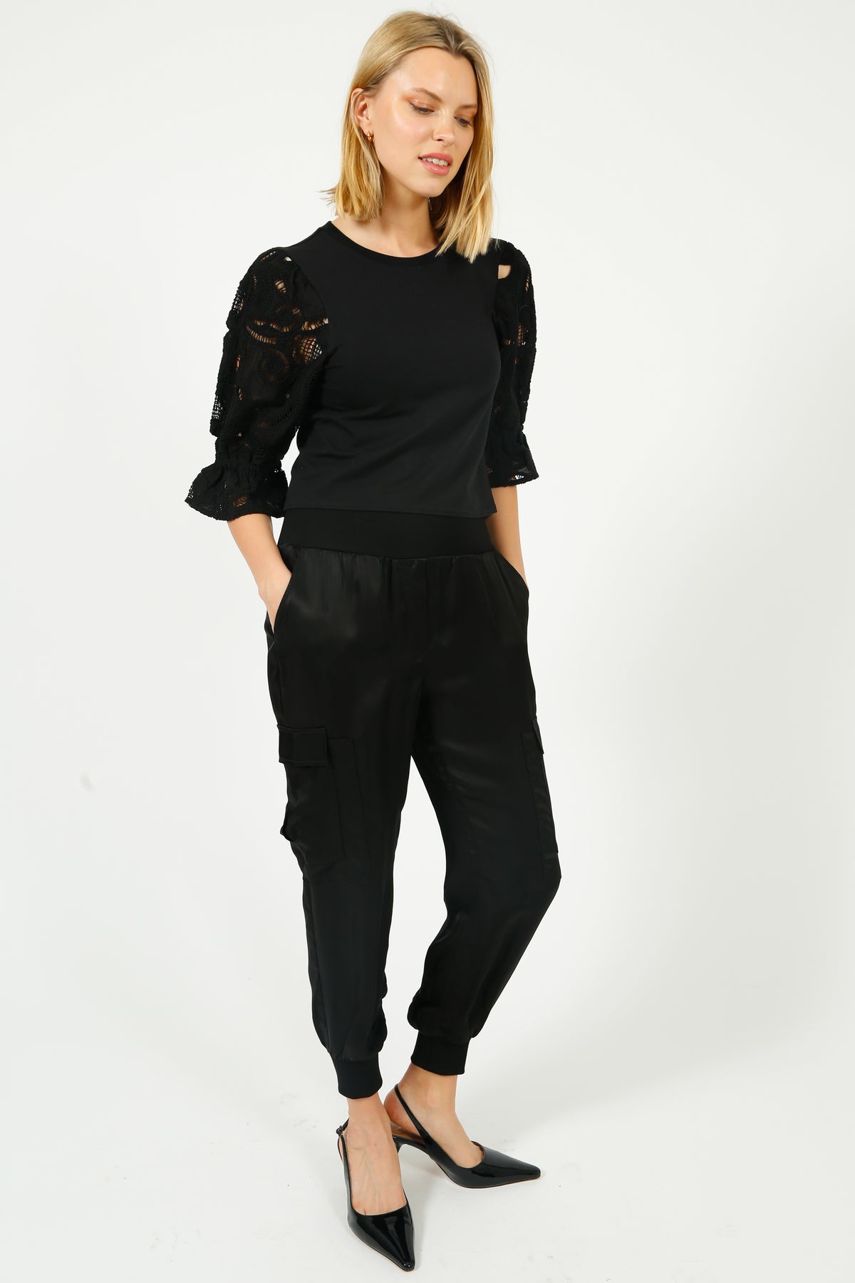 Cinq à Sept Giles Pant in Black