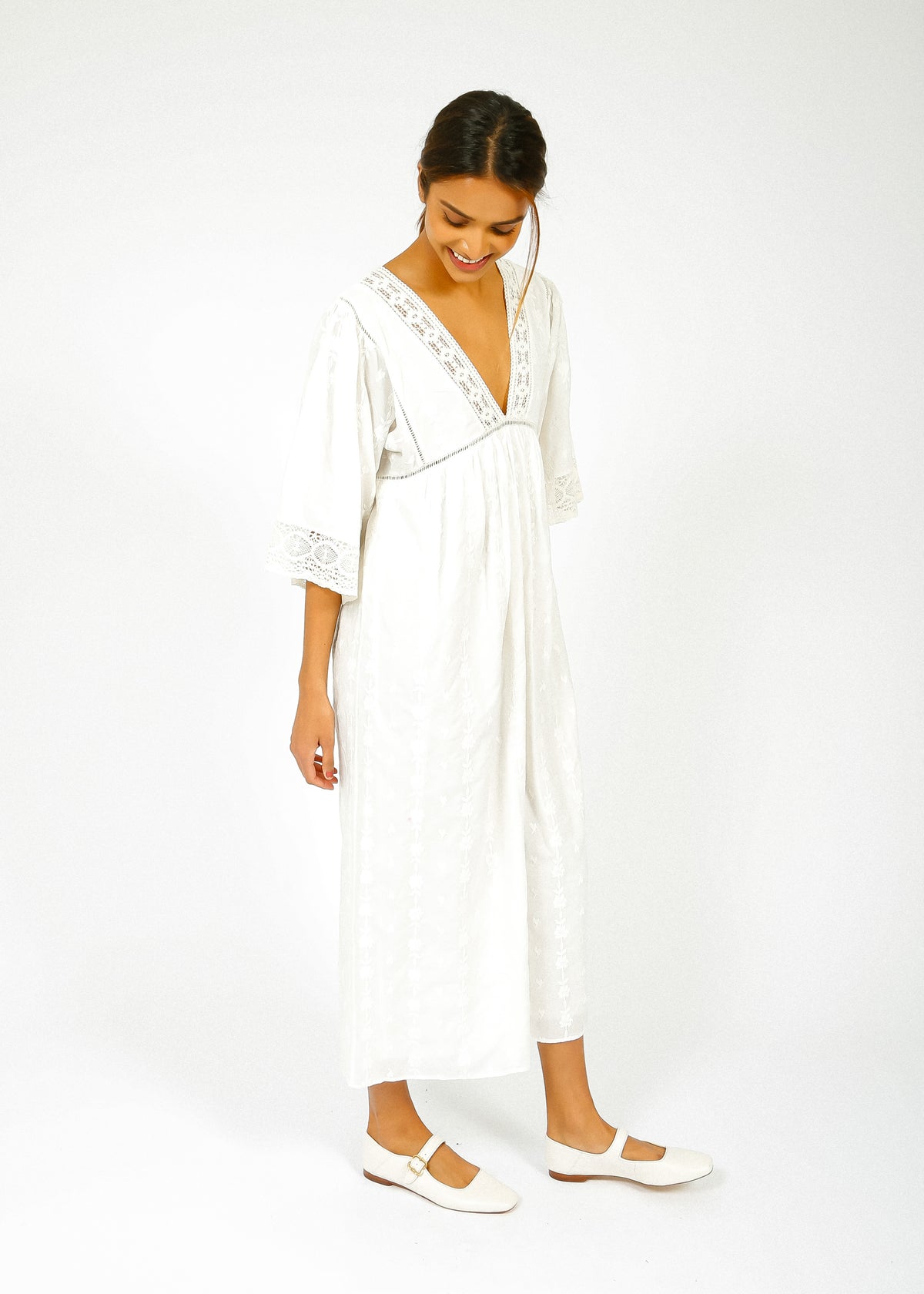 LM Majorelle Dress in Off White