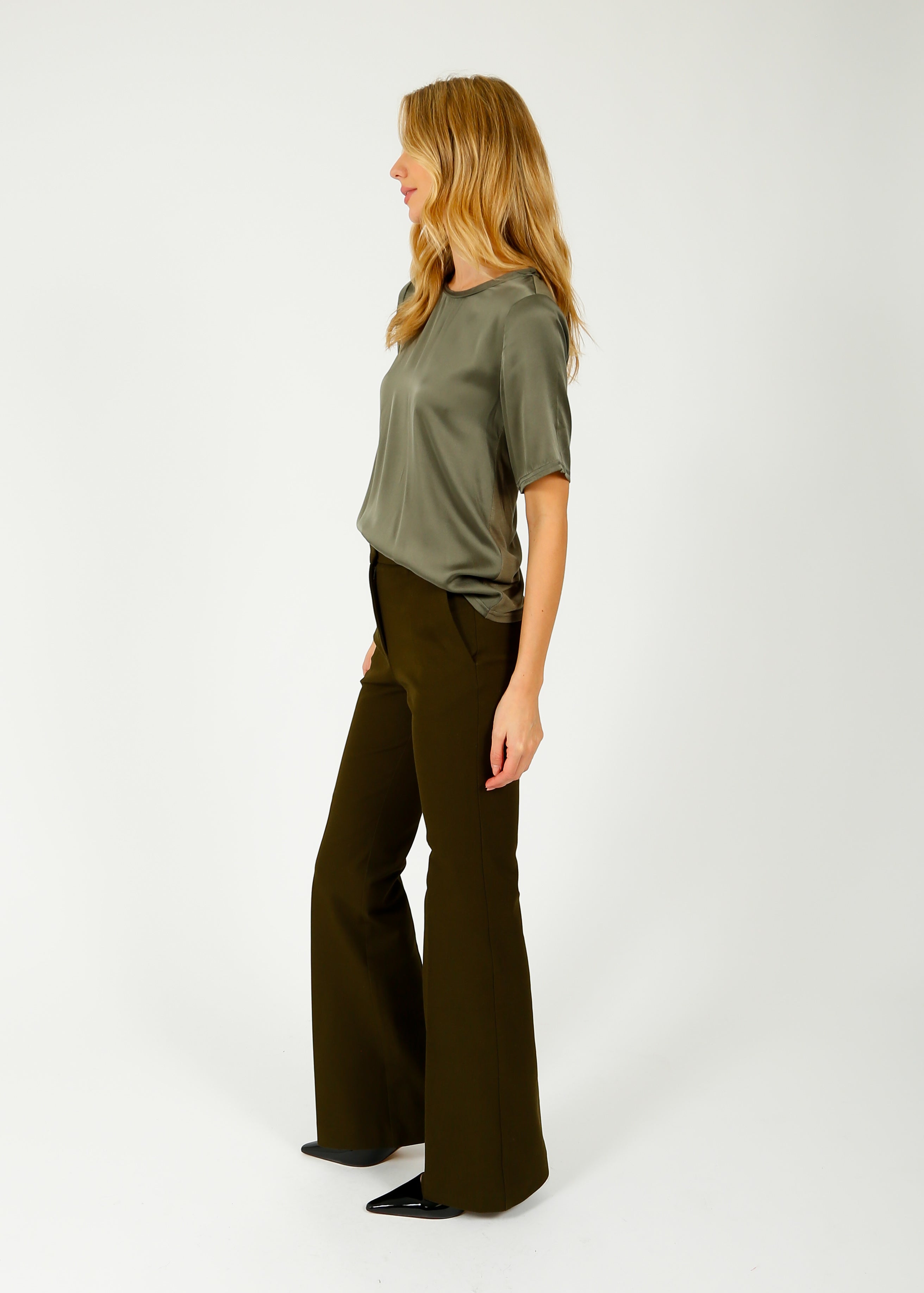 JOSEPH Tafira Pant in Hass Avocado