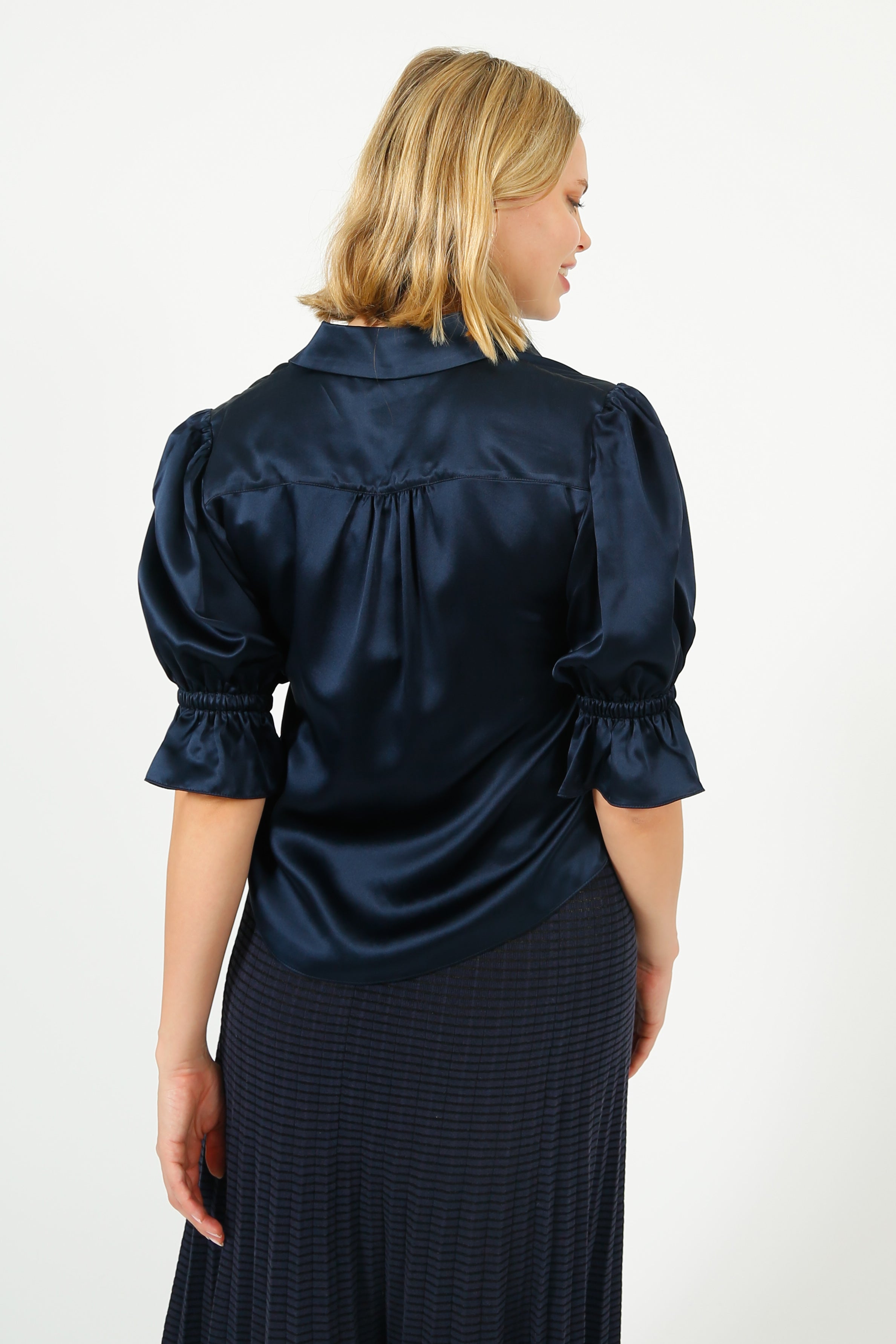 Cinq à Sept Fiona Top in Navy