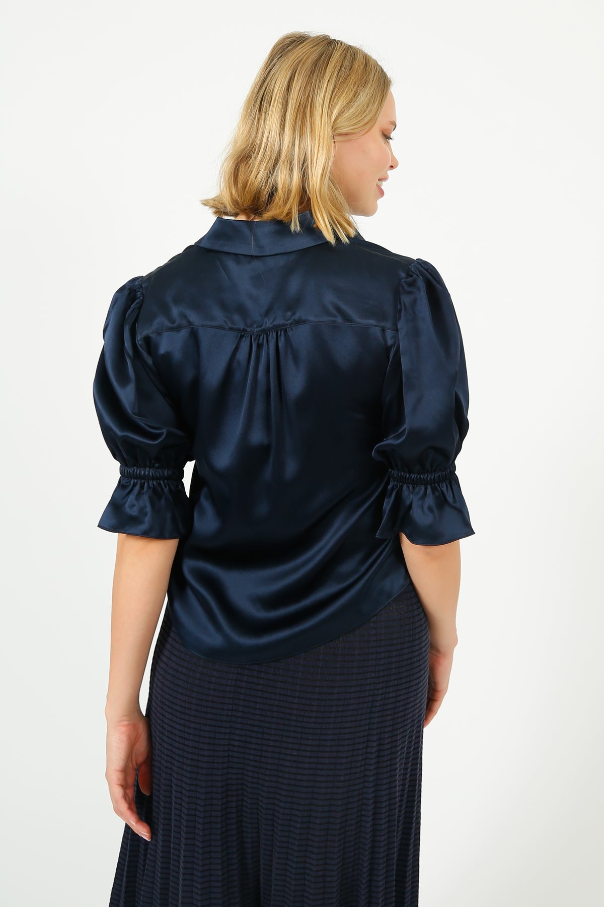 Cinq à Sept Fiona Top in Navy