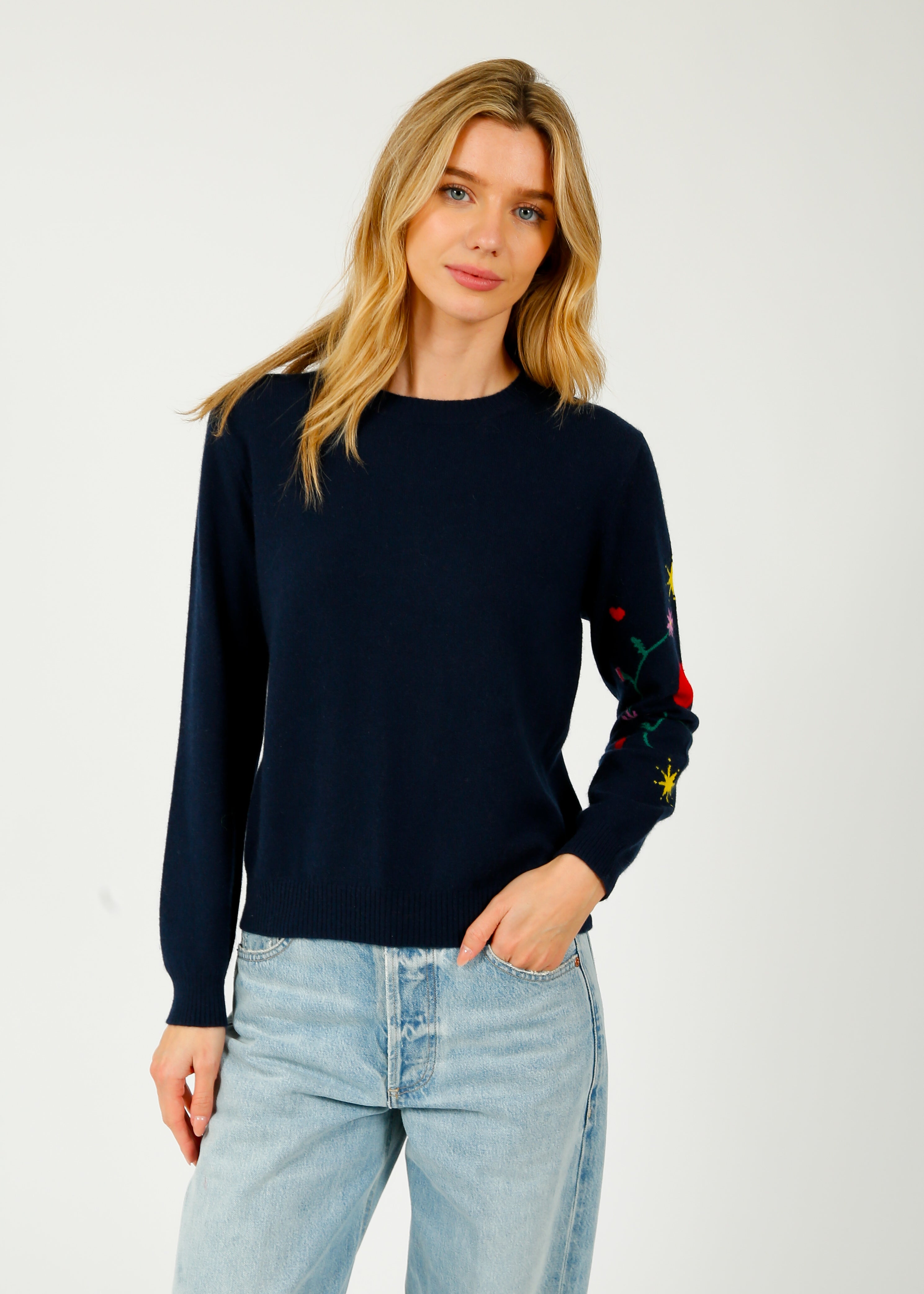 JU Folklore Crew in Navy, Multi