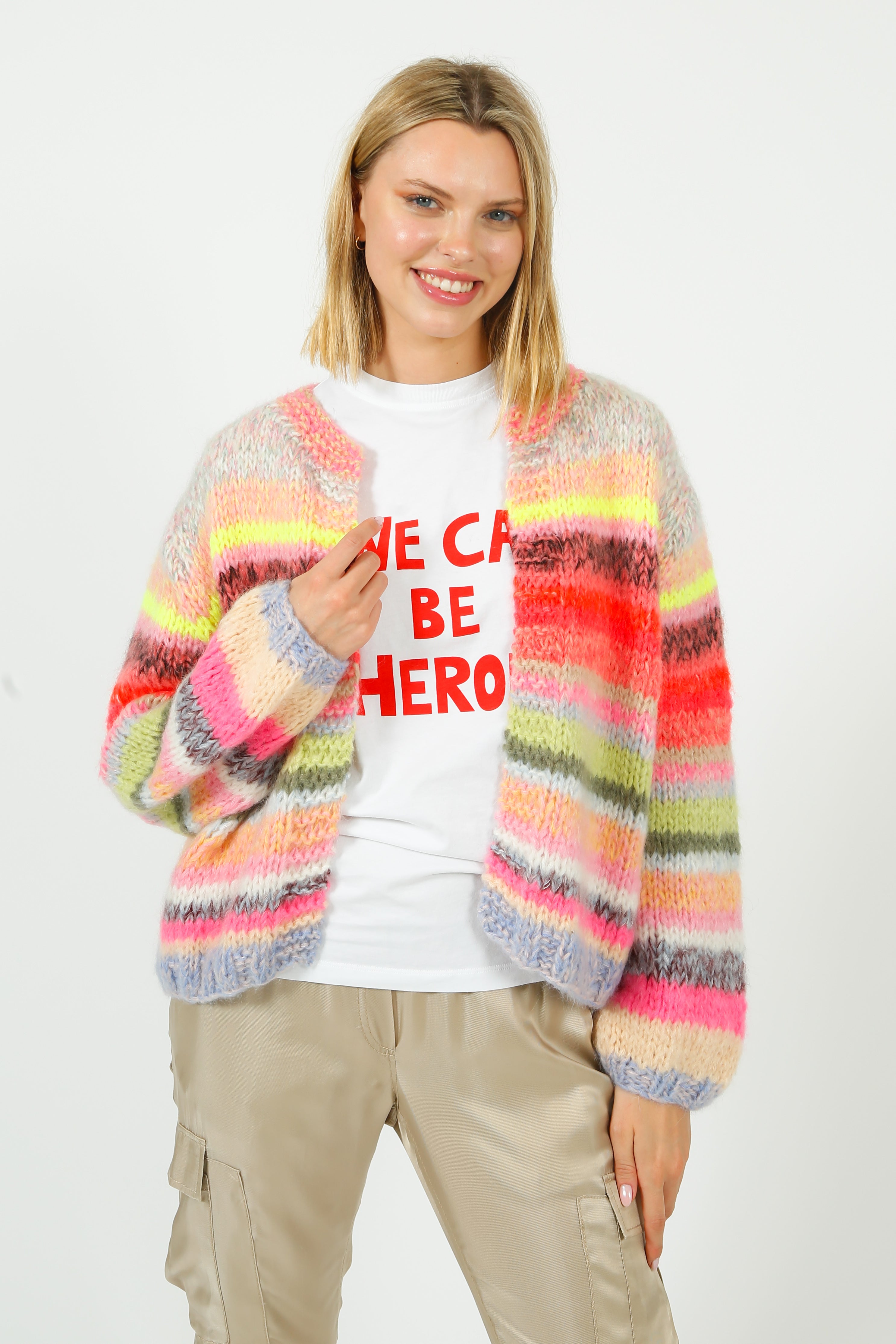 D&D Gabi Cardigan in Bold Multi