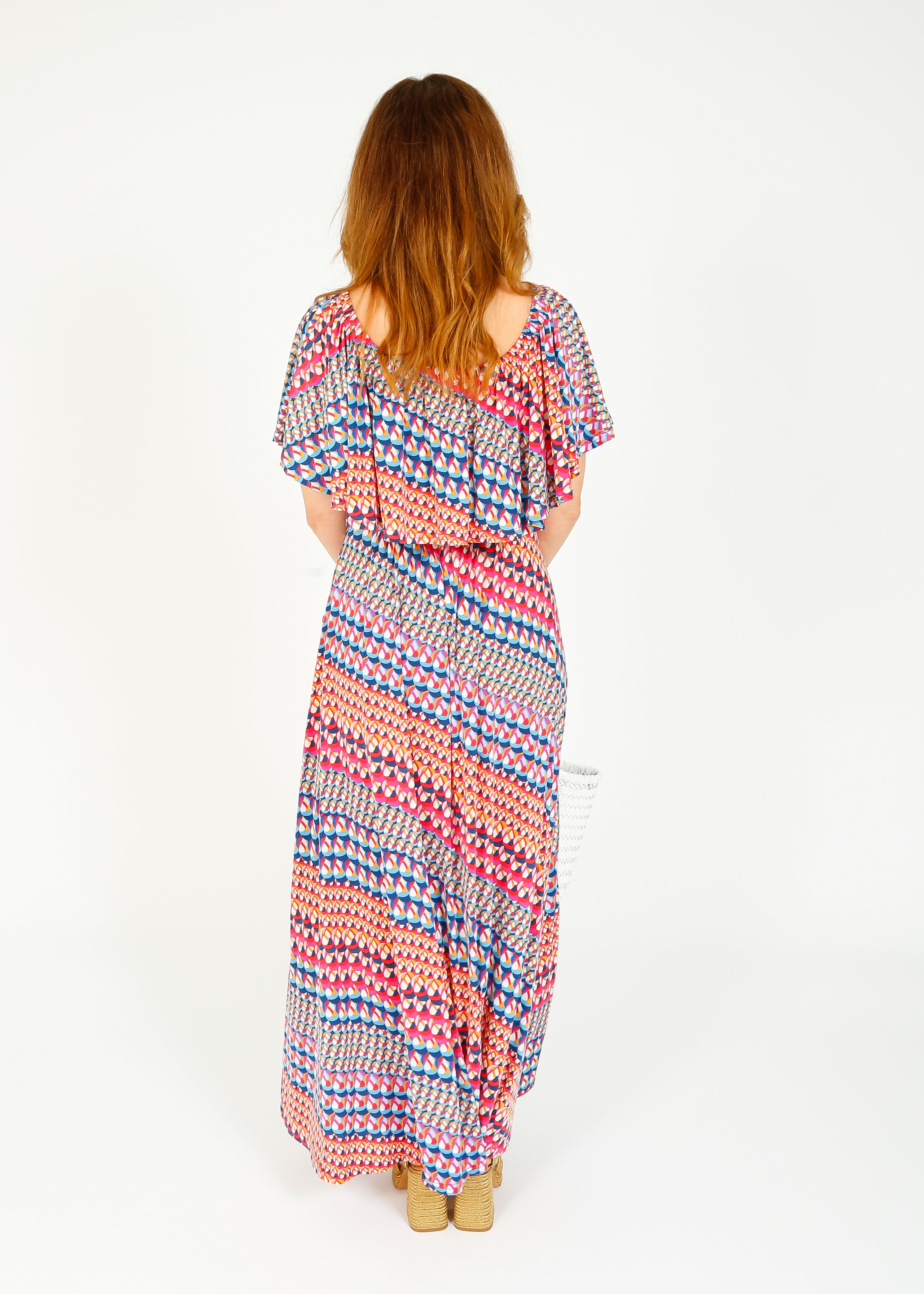 Onjenu Misty Maxi Dress in Balear