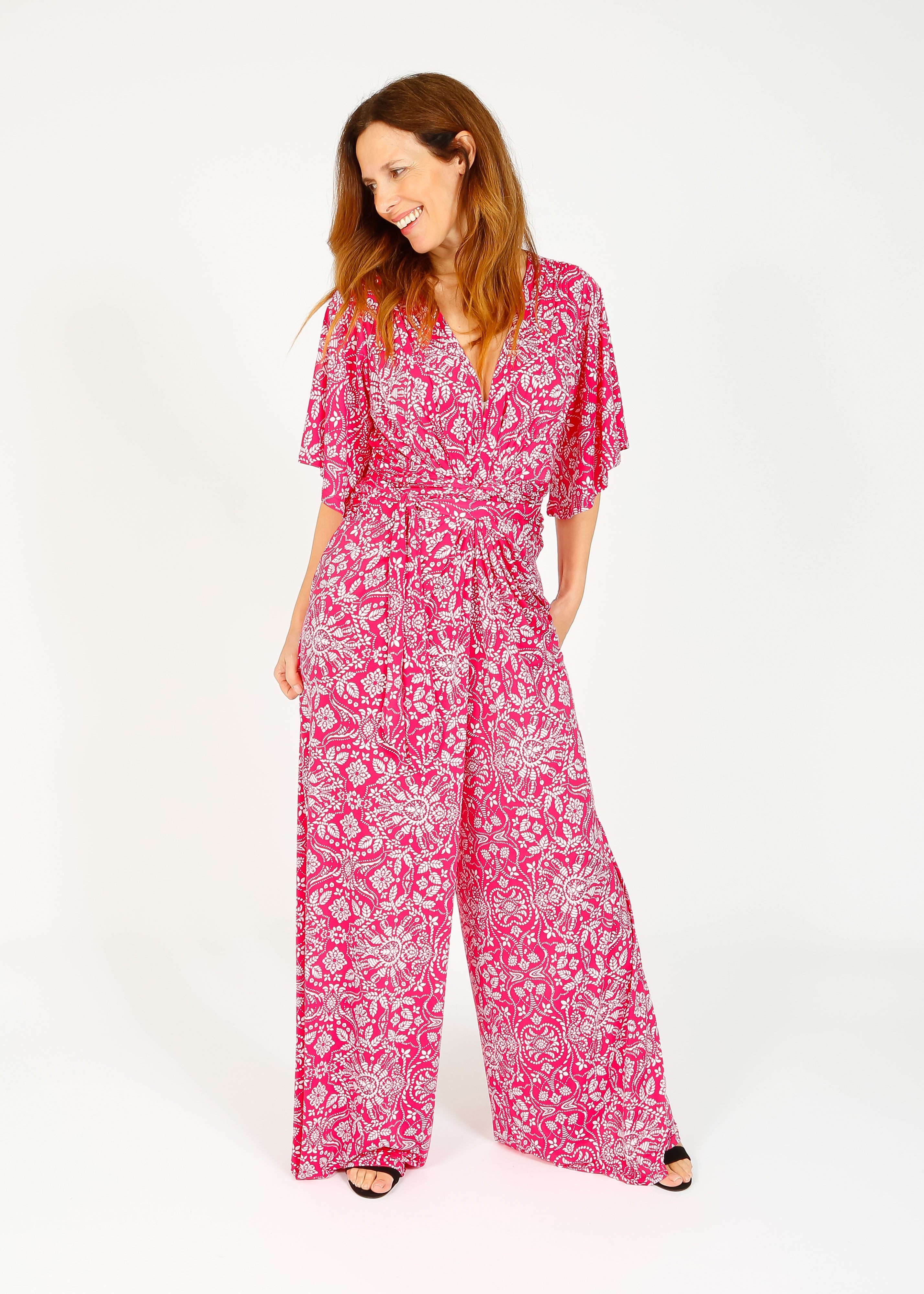 Onjenu Dakota Jumpsuit in Elba Pink