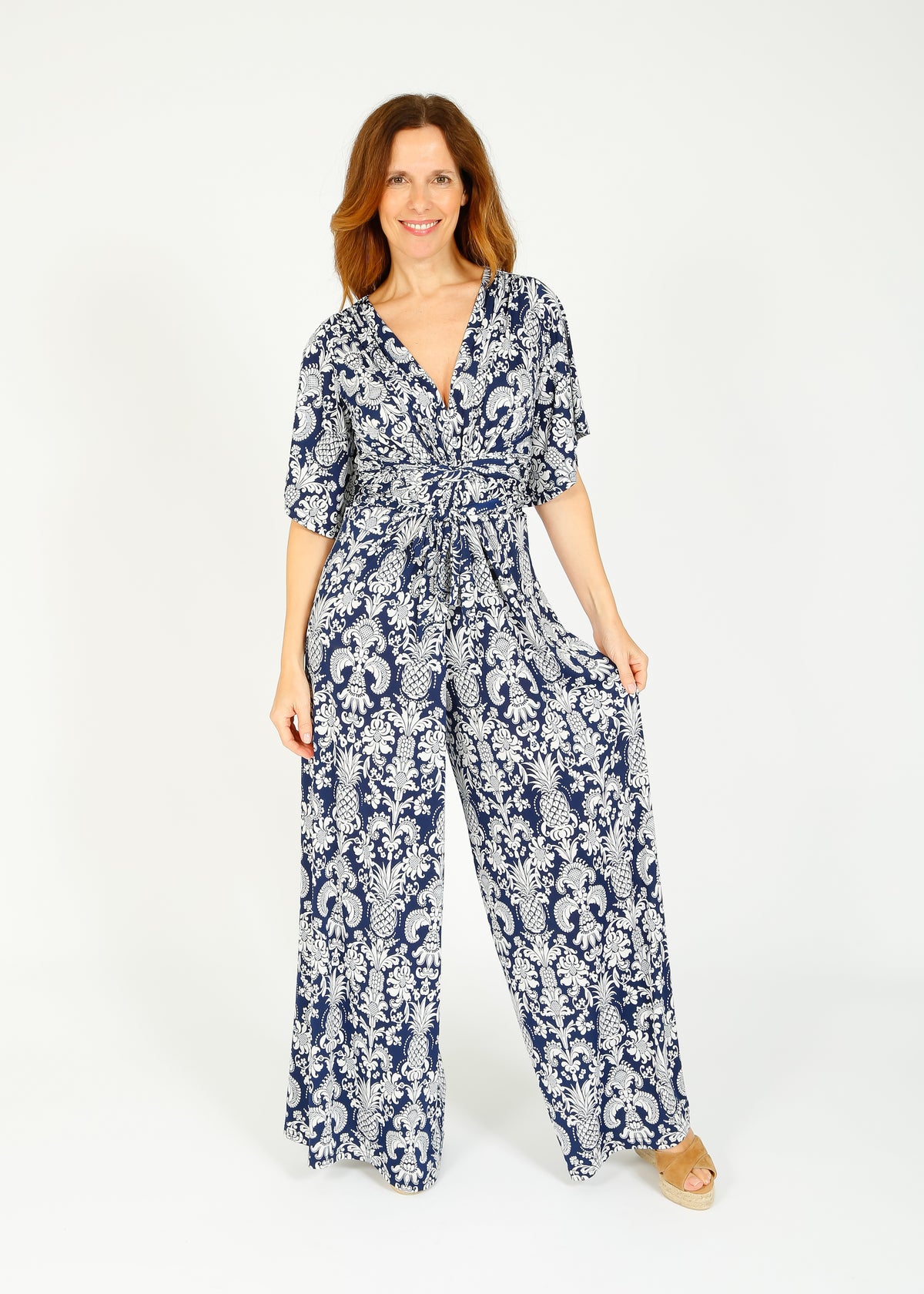 Onjenu Dakota Jumpsuit in Pina Navy