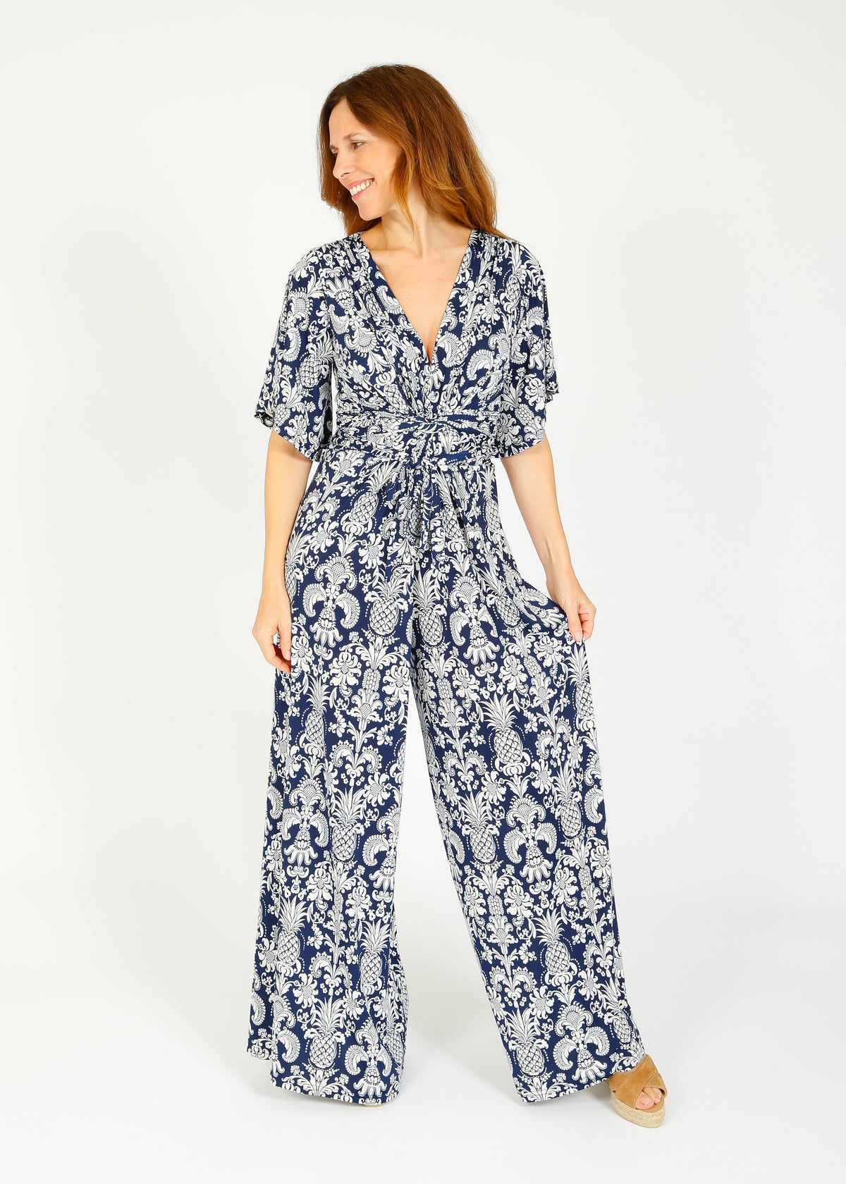 Onjenu Dakota Jumpsuit in Pina Navy