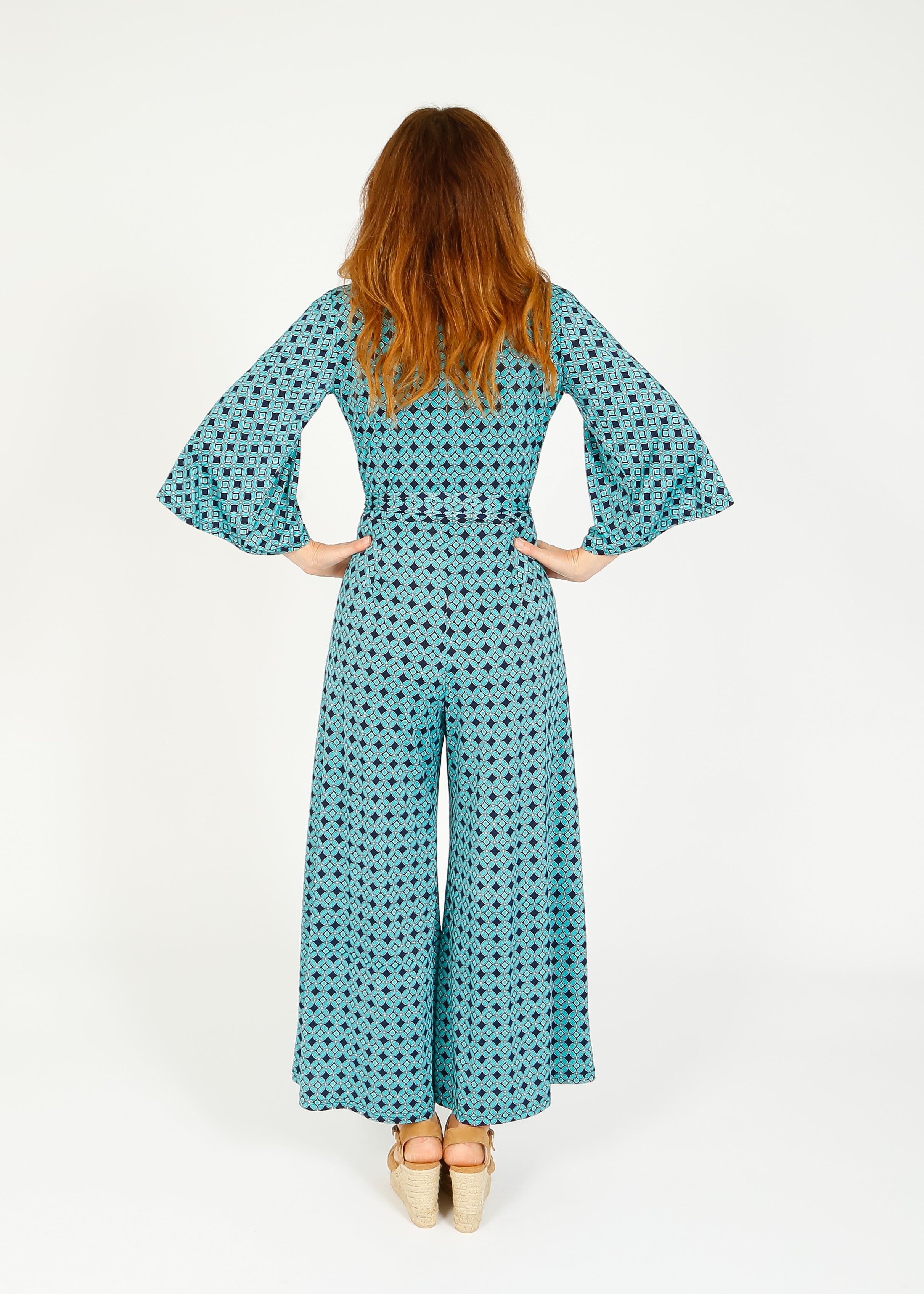 Onjenu Laurie jumpsuit in Riad Turquoise