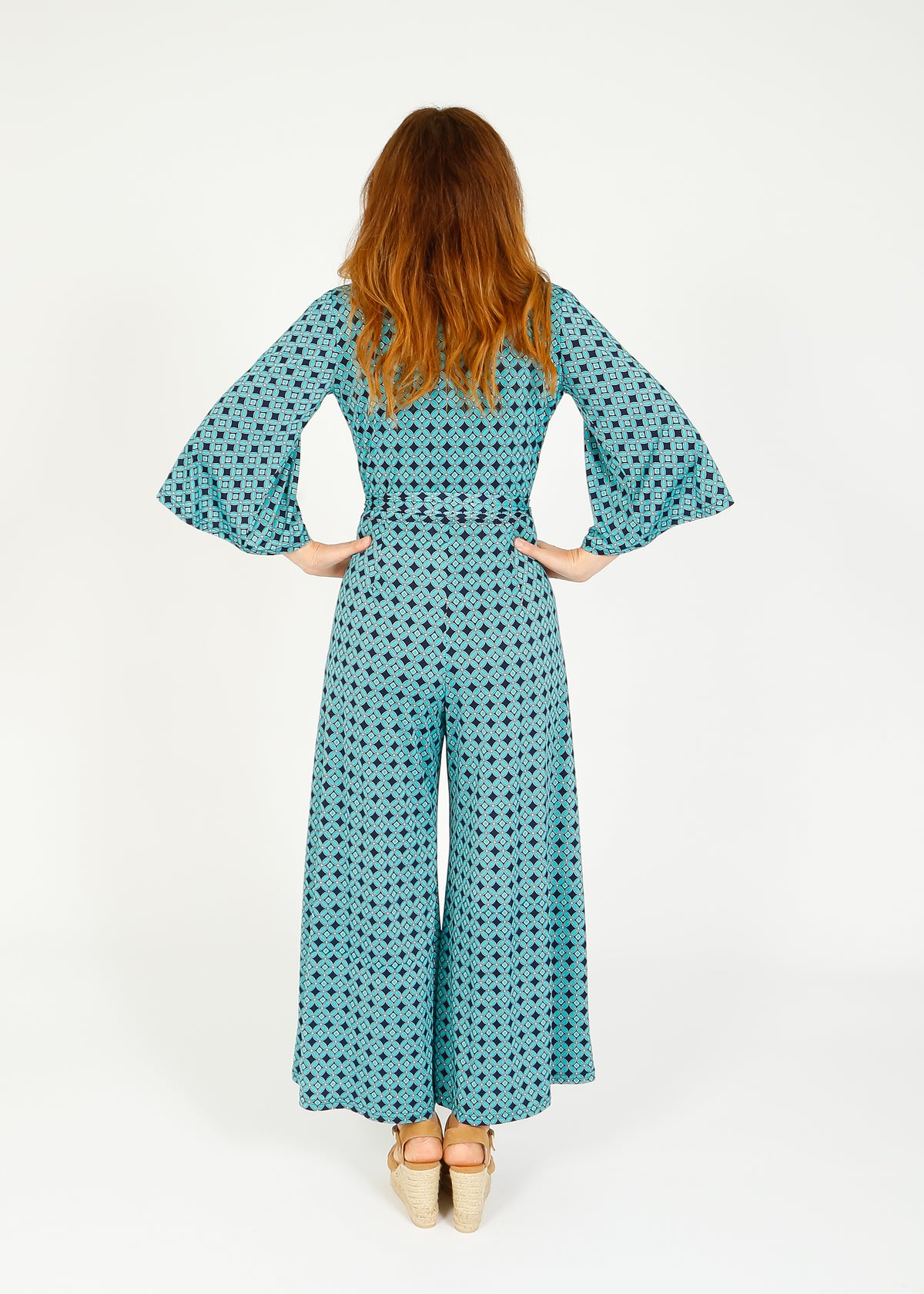 Onjenu Laurie jumpsuit in Riad Turquoise