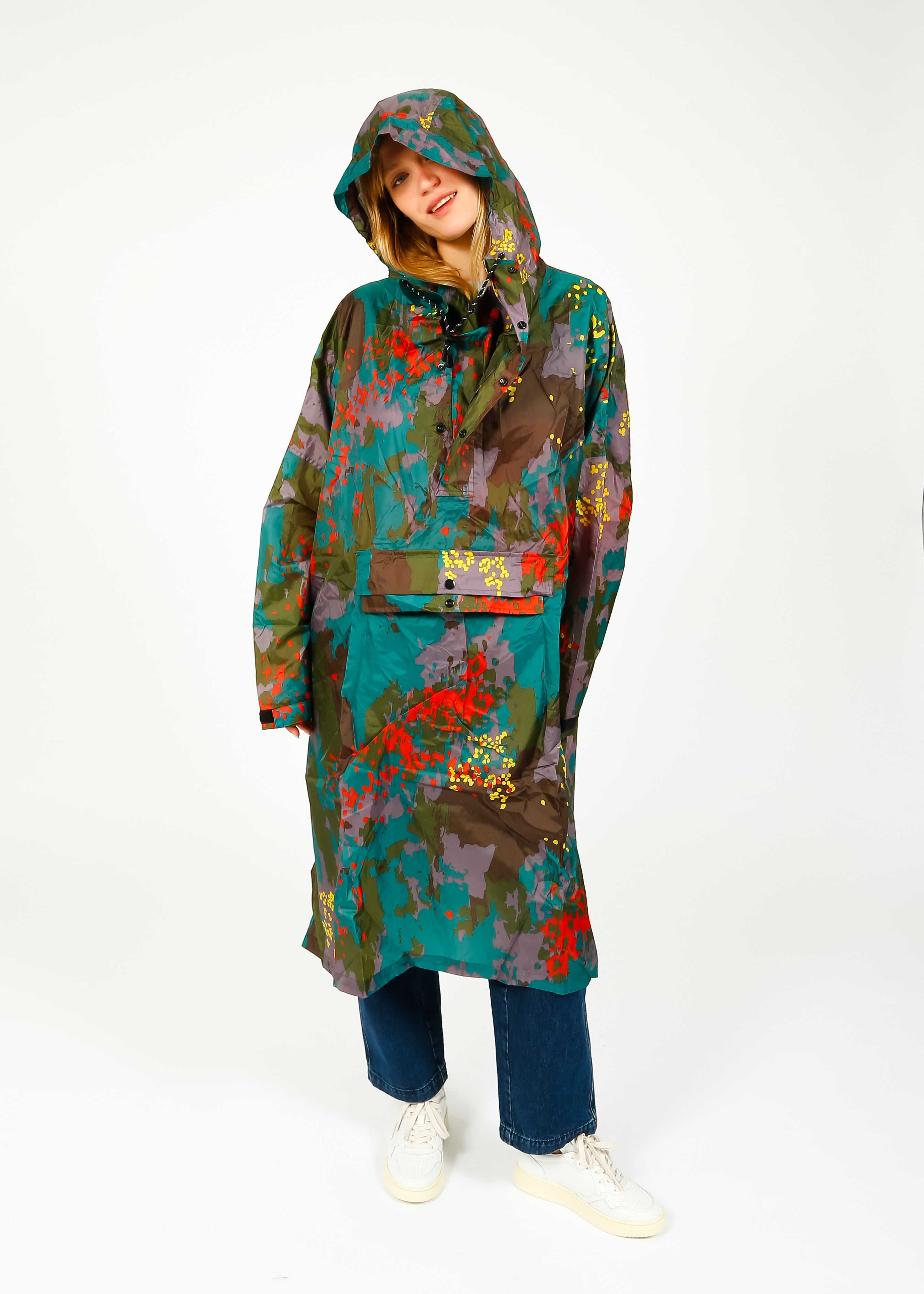 Rainkiss Digi Forest Camo Waterproof Poncho