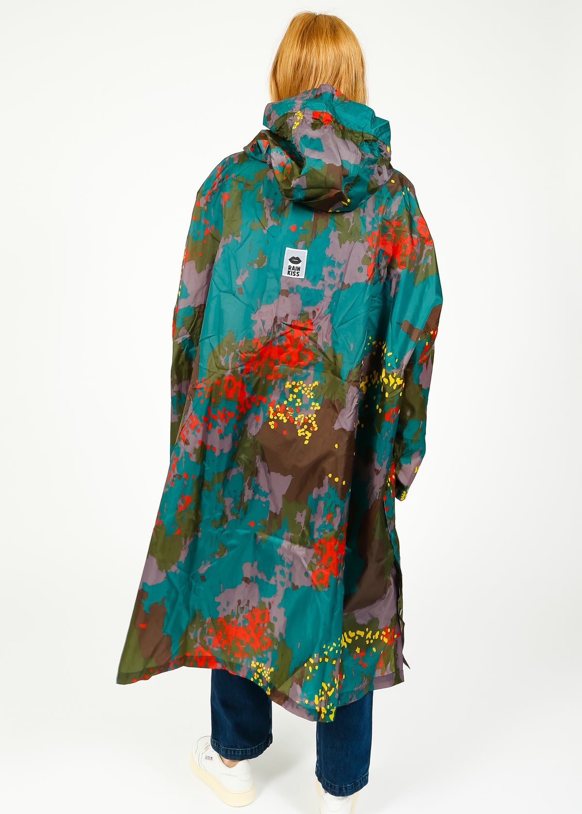 Rainkiss Digi Forest Camo Waterproof Poncho