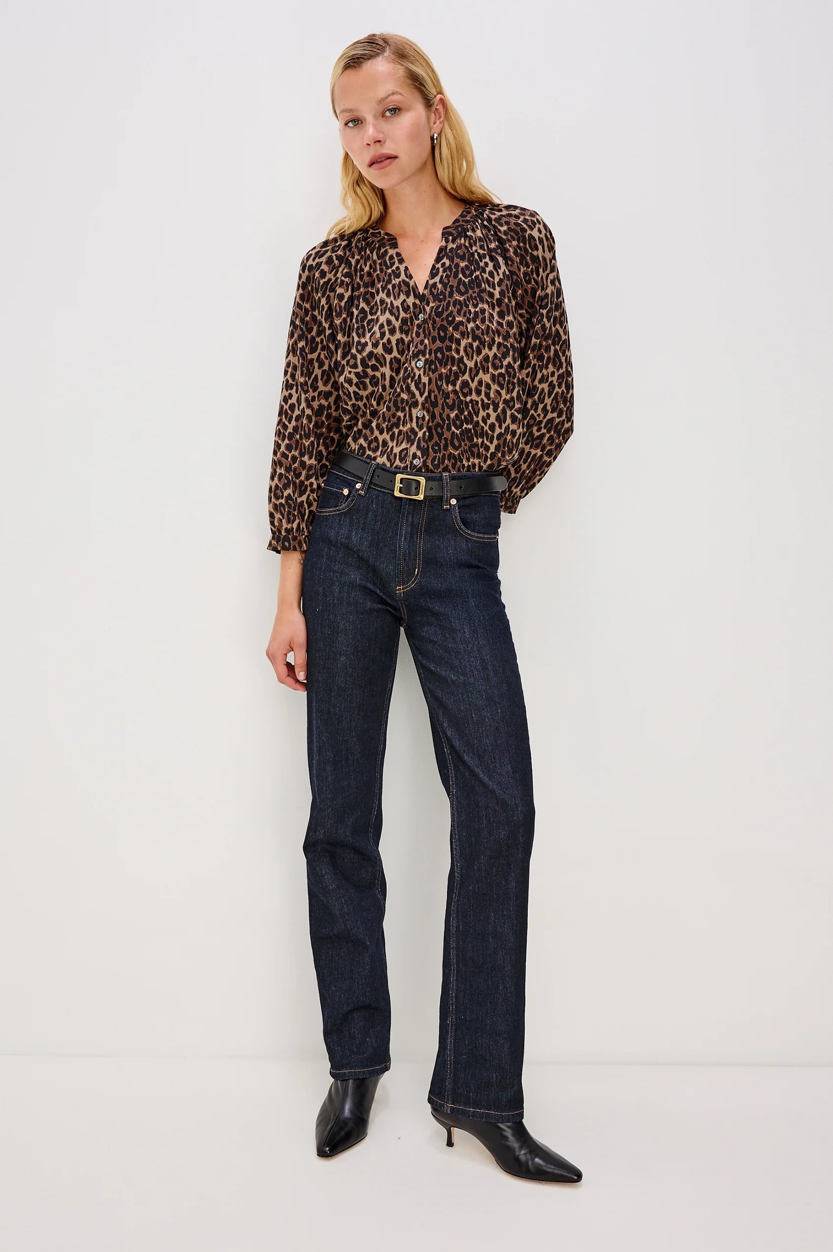 RAILS Saint Blouse in Brown Nala