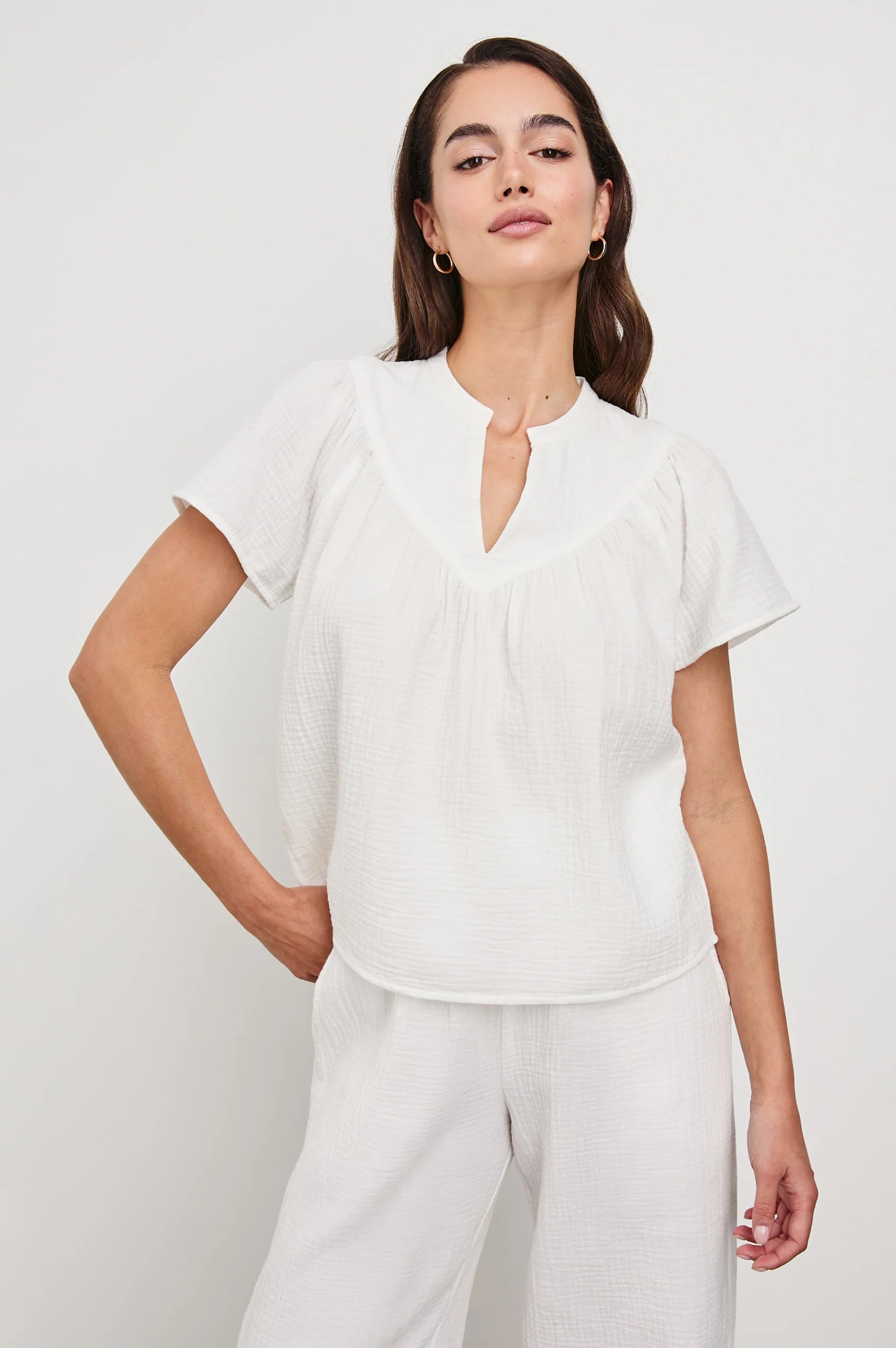 RAILS Sayer Top in White
