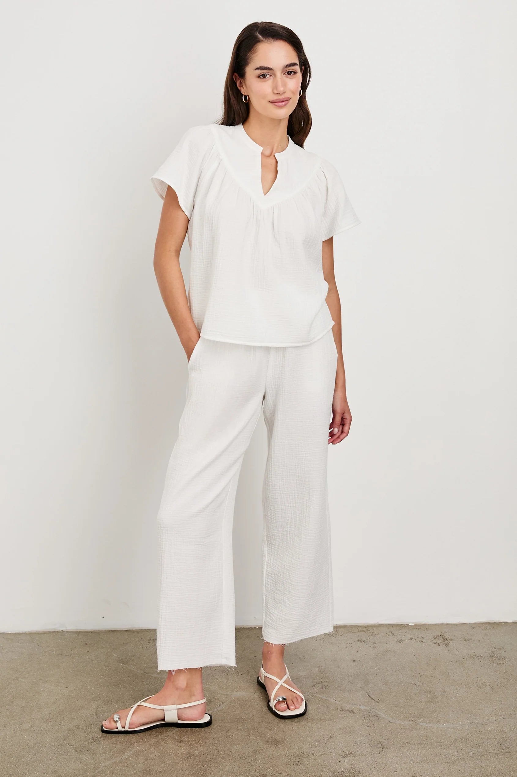 RAILS Sayer Top in White