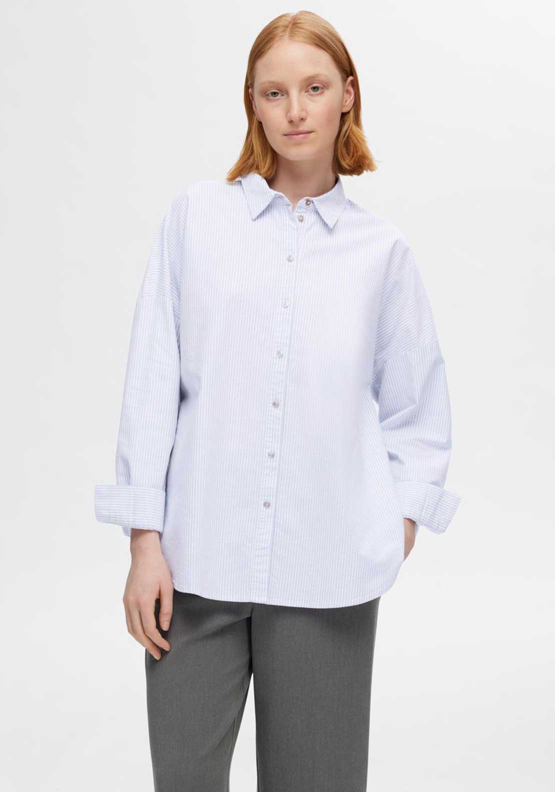 SLF Nova Oxford Shirt in White