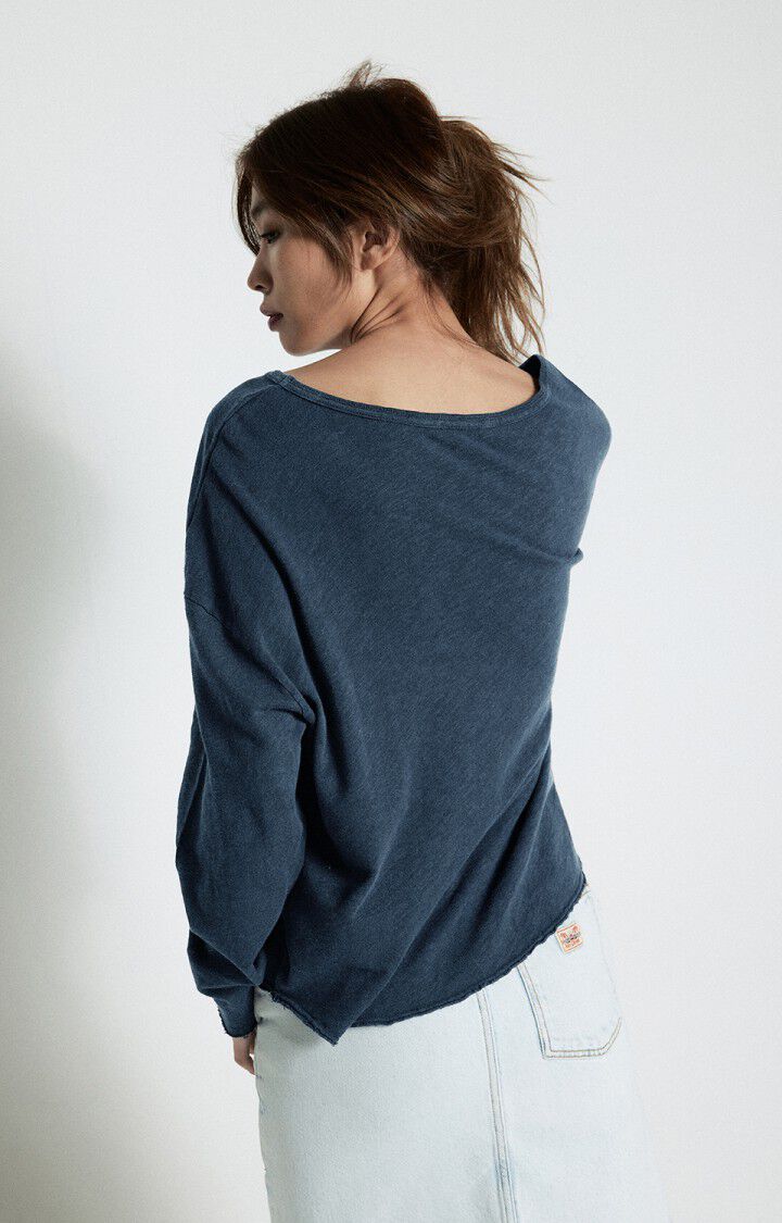 American Vintage Sonoma 01 LS V in Navy Blue Vintage
