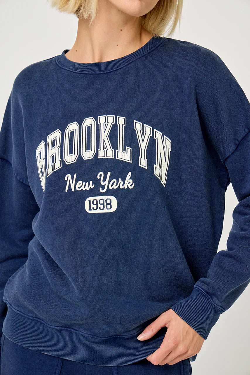 Five Jeans Brooklyn Sweat in Navy