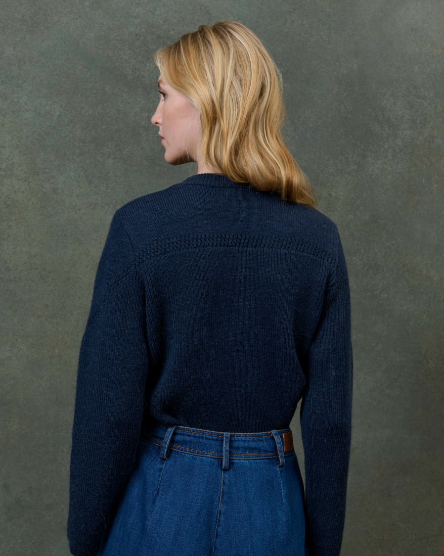 Louise Misha Darina Jumper in Marine