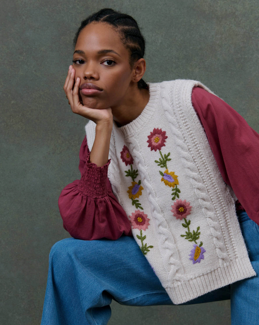 Louise Misha Adela SL Knit in Cream