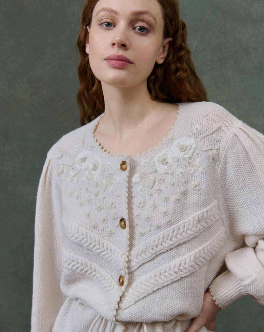 Louise Misha Sandya Knit in Cream