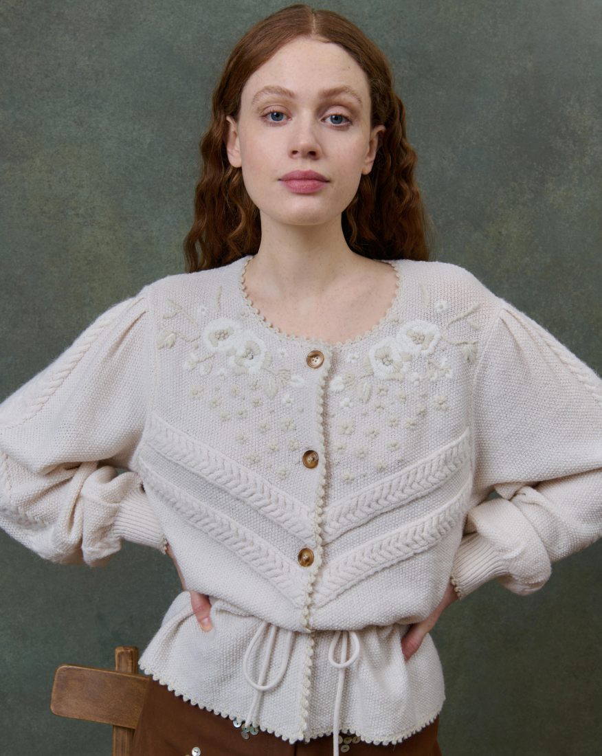 Louise Misha Sandya Knit in Cream