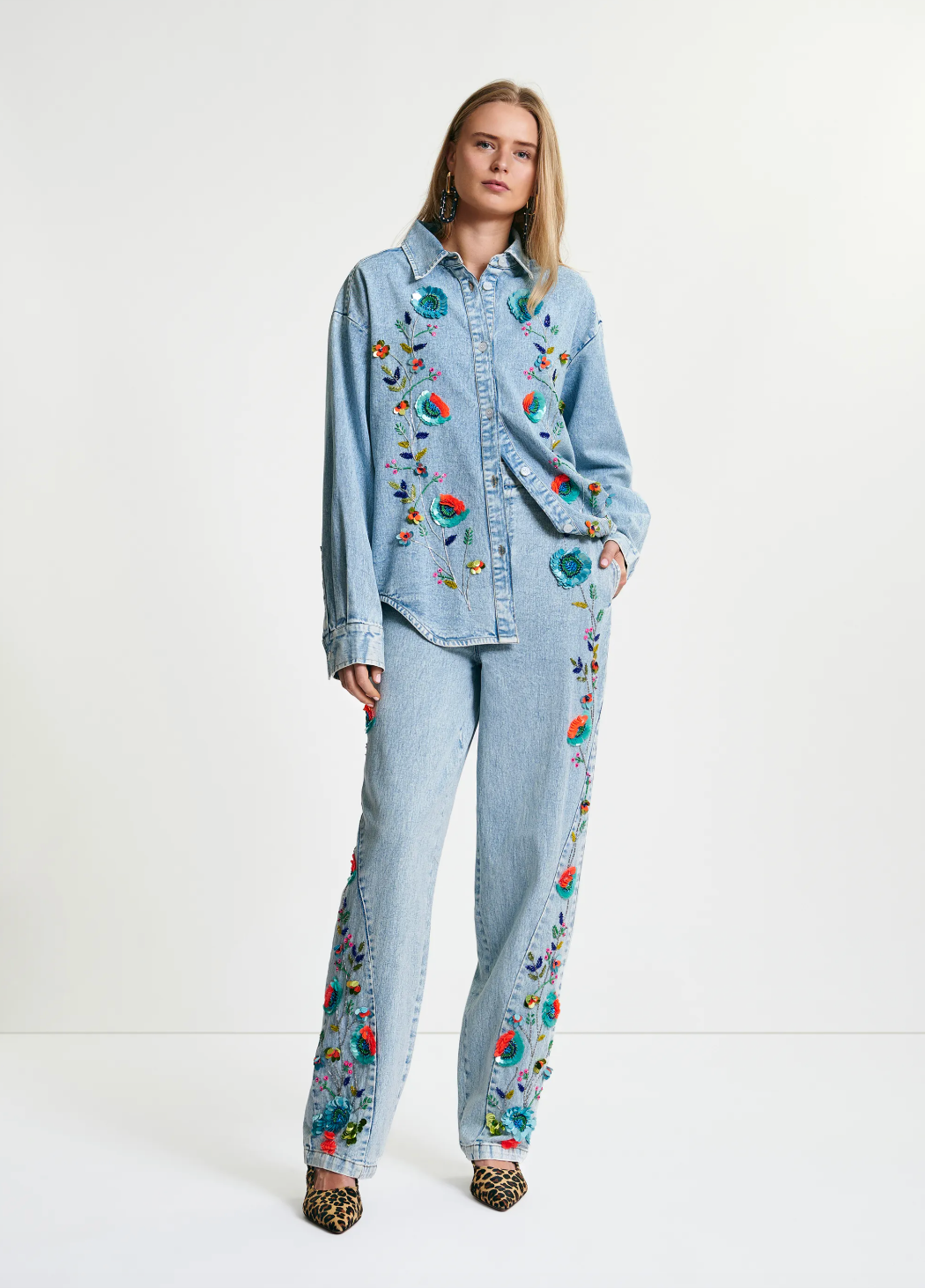Essentiel Antwerp Innecticut Sequin Denim Jeans