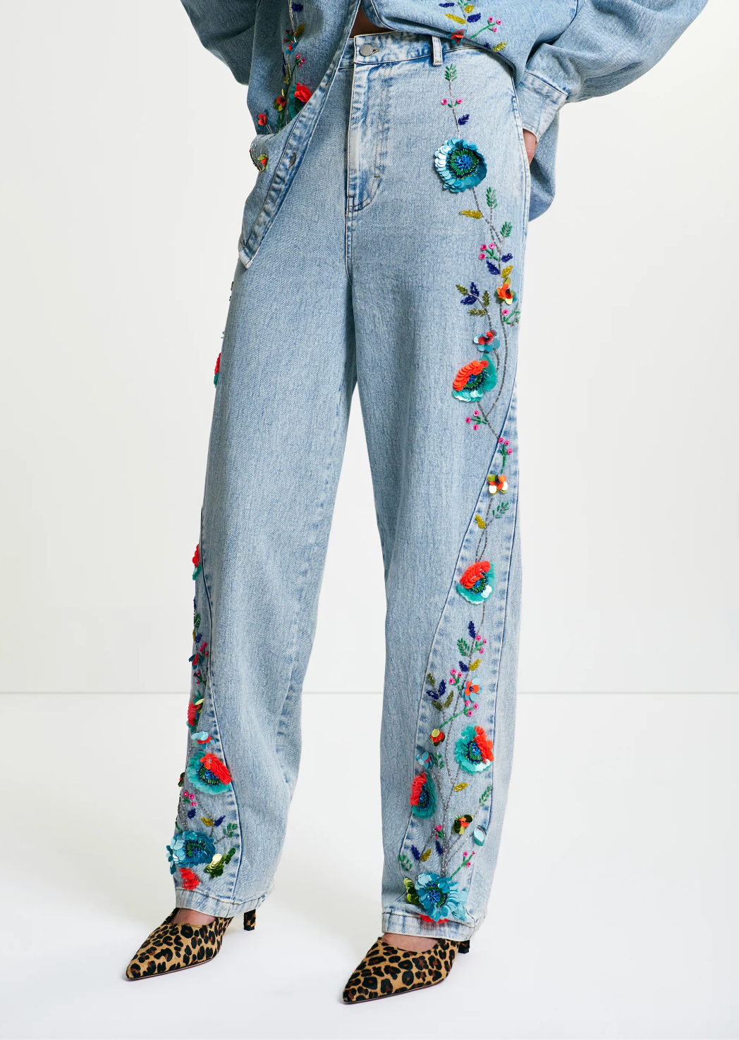 Essentiel Antwerp Innecticut Sequin Denim Jeans
